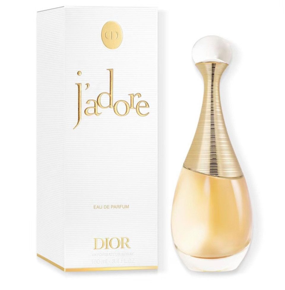 Dior Eau de Parfum J'adore Damen Eue de Parfum Spray 100ml, Ikonischer Flakon, femininer Dior-Klassiker