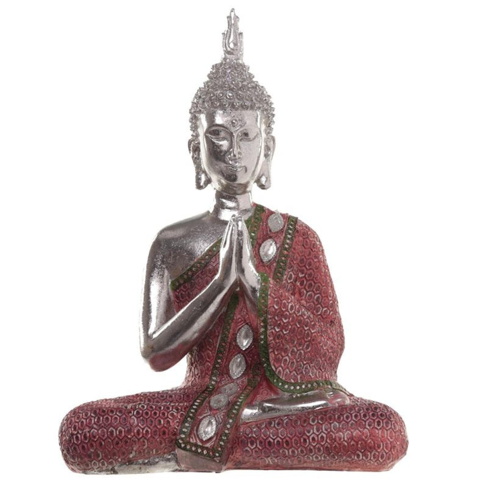 - Buddha Puckator Metallischer Buddhafigur Betrachtung Thai