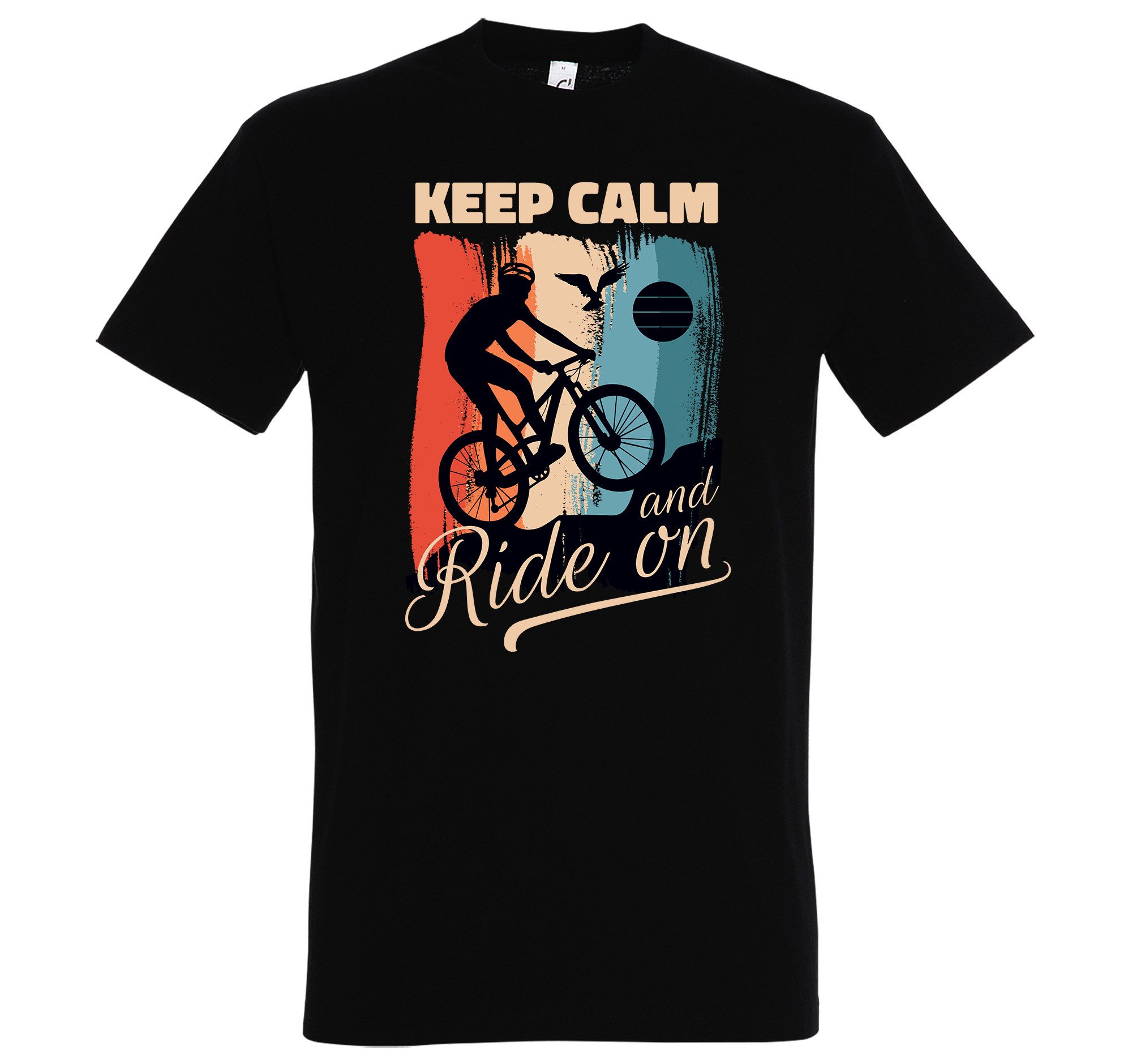 Youth Designz Print-Shirt Keep Calm Fahrrad günstig online kaufen