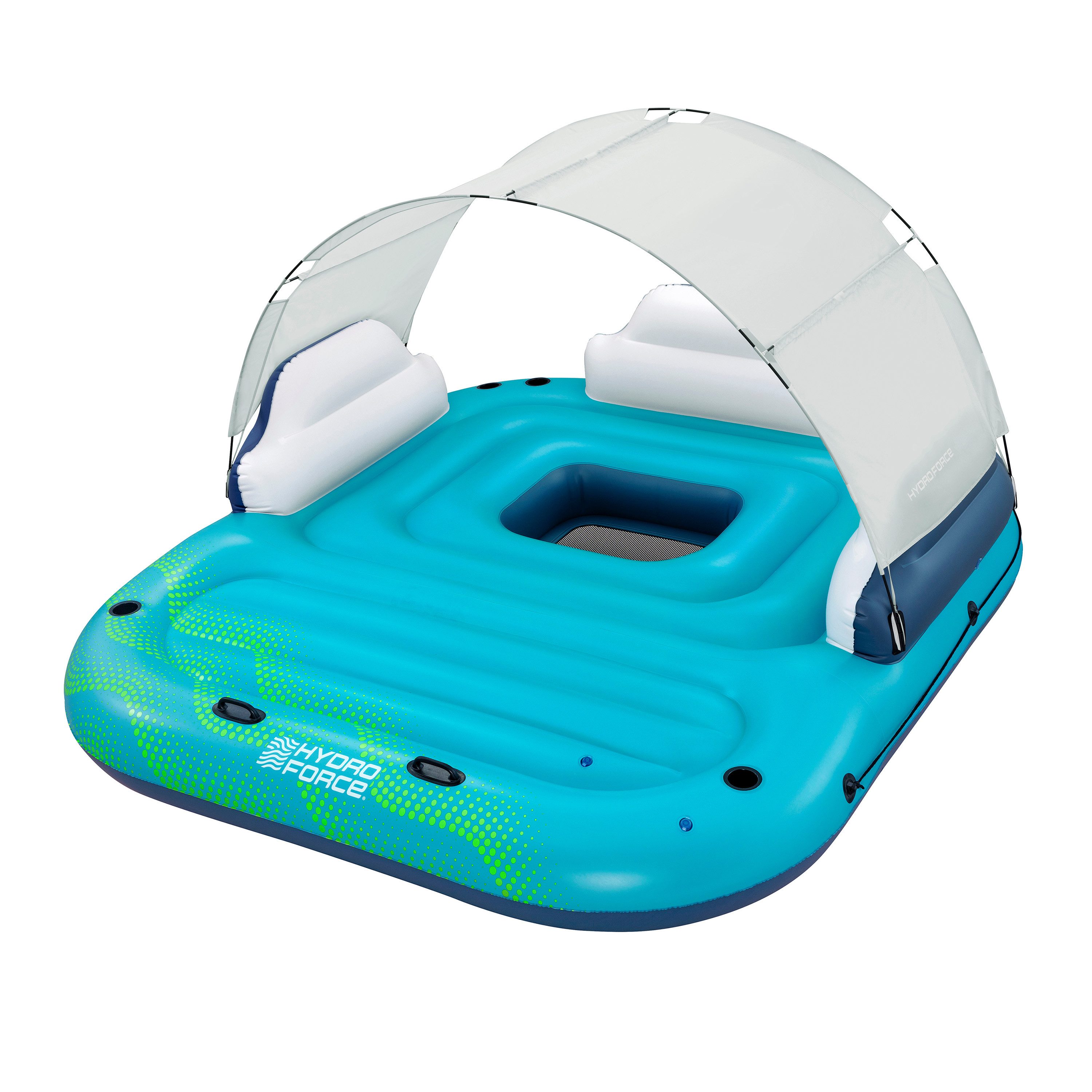 Bestway Badeinsel Hydro Force® Sonnenlounge 280x257x81 cm, für 5 Personen