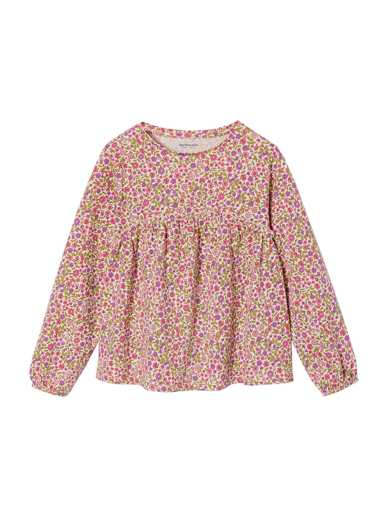 Langarmshirt Mädchen Blusenshirt mit Print
