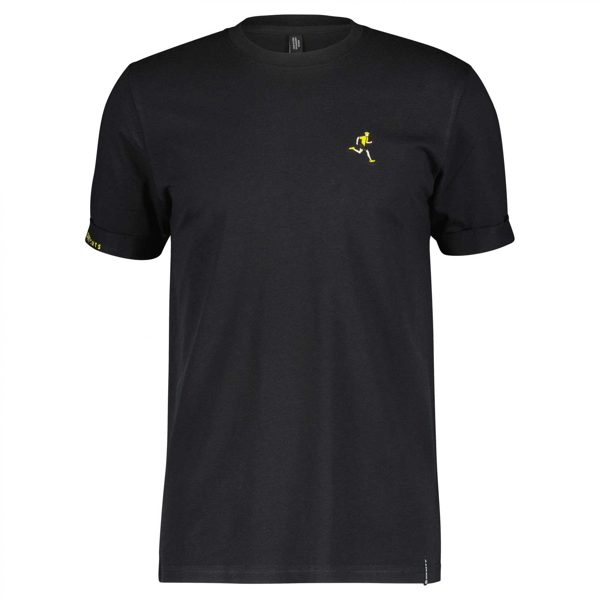 Scott T-Shirt Scott M Division S/sl Tee Herren Kurzarm-Shirt Black