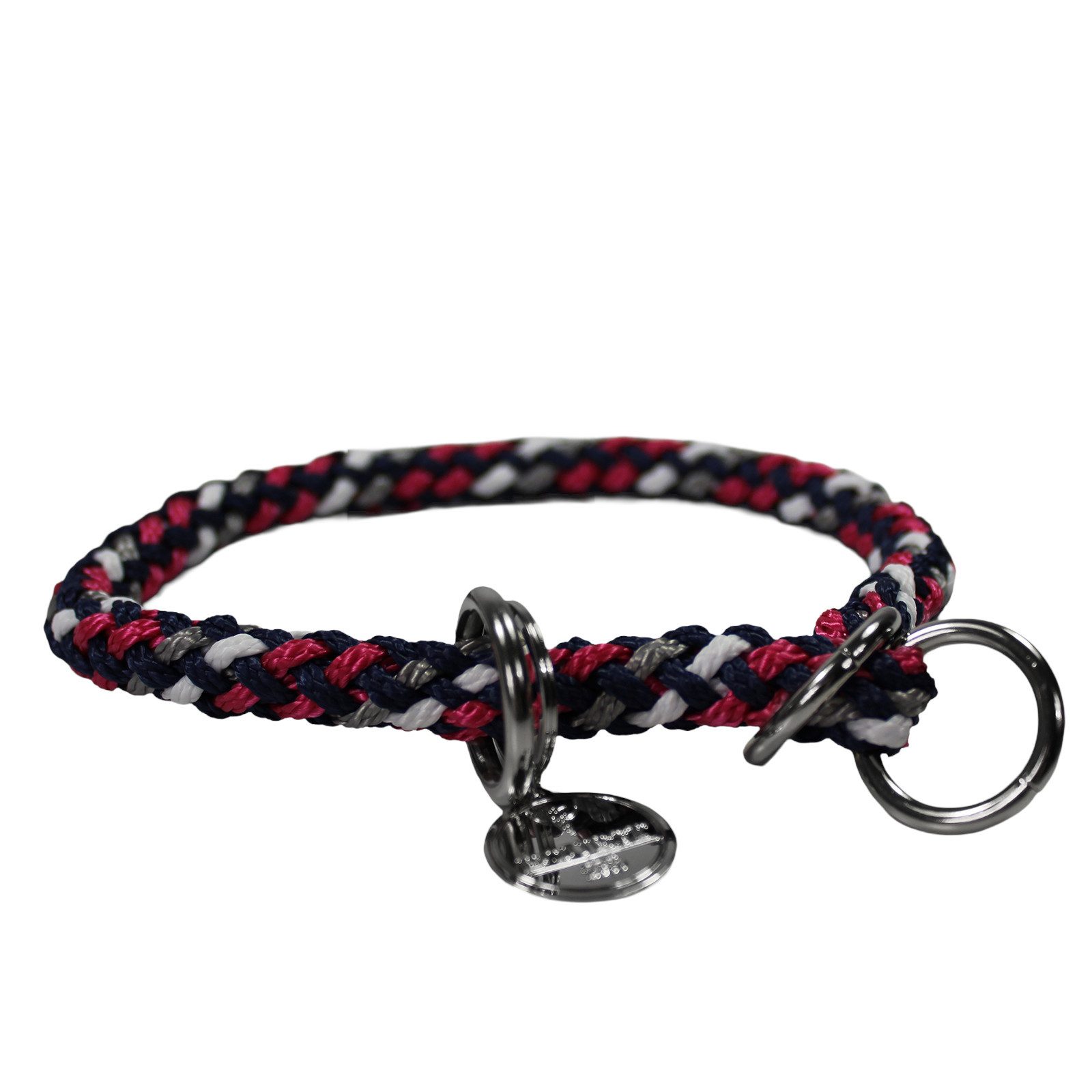 EQuest Hunde-Geschirr Hunde-Halsband mit Zugstop, Ultimo Pink Lady, 30 cm