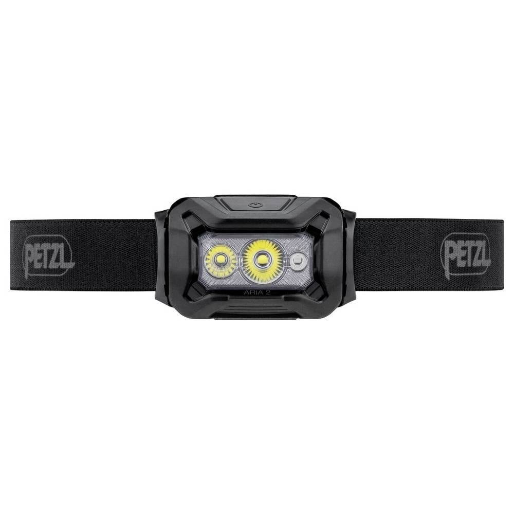 Petzl LED Stirnlampe ARIA® 2R RGB LED Stirnlampe akkubetrieben, Li-Ionen Akkus oder, abnehmbar, verstellbar, mit USB-Schnittstelle