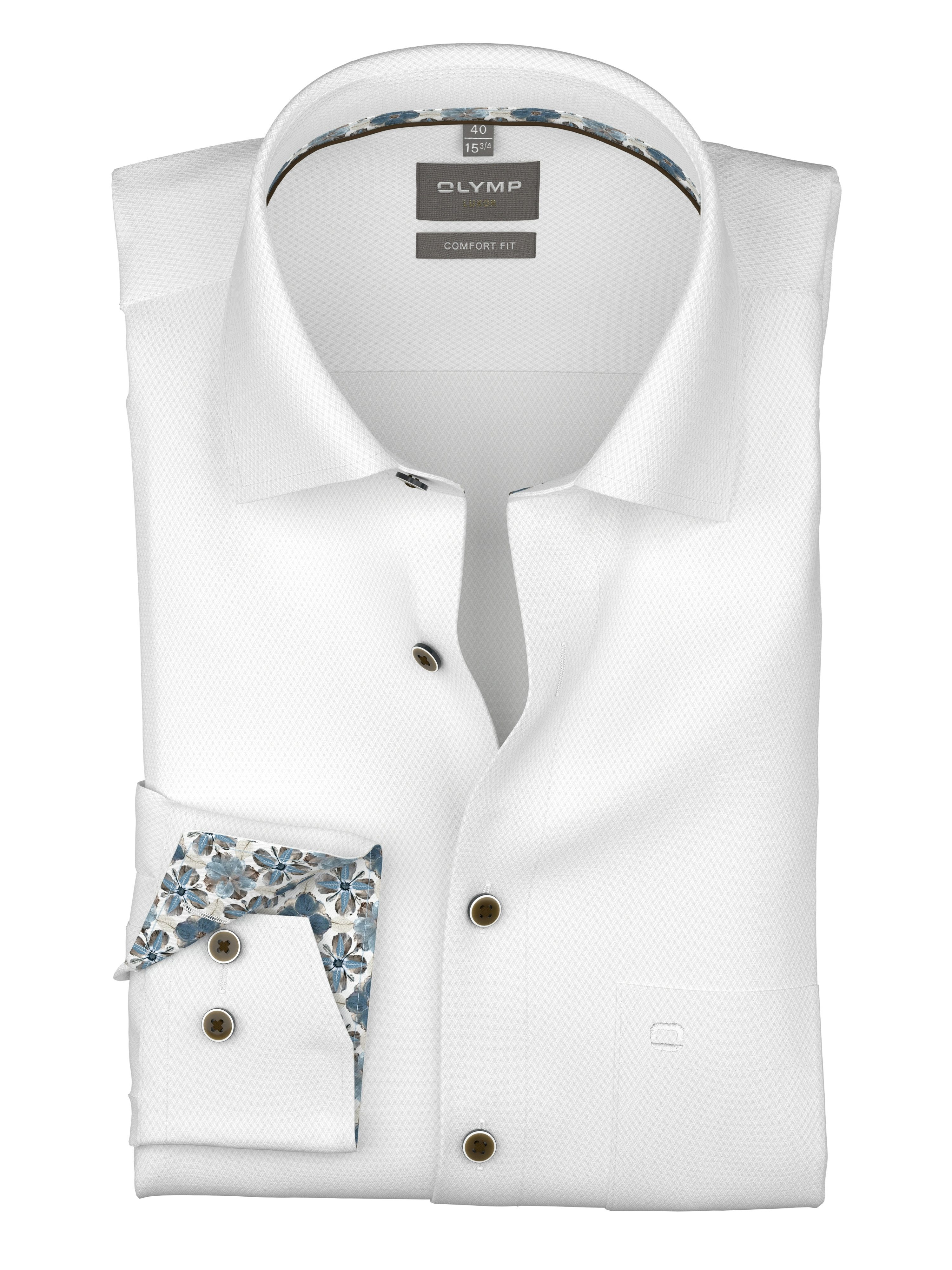 OLYMP Langarmhemd Luxor Businesshemd, comfort fit, New-Kentkragen