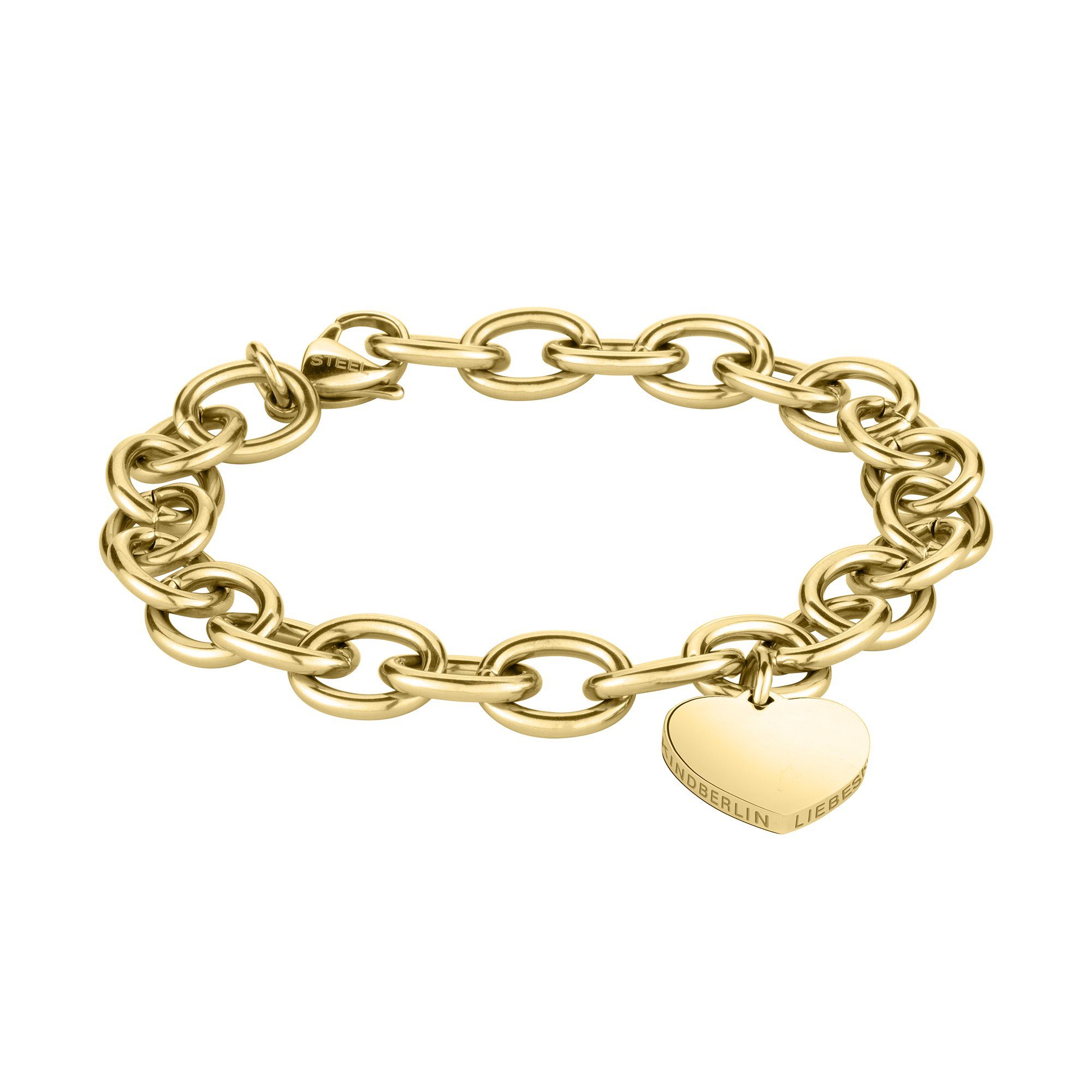 Liebeskind Berlin Armband Chunky Heart Edelstahl