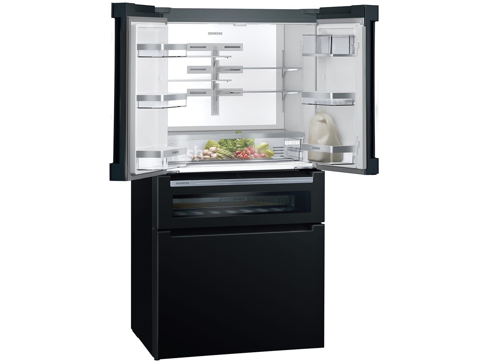 SIEMENS Side-by-Side KF96RSBEA, 183.0 cm hoch, 90.6 cm breit, Urlaubsschaltung