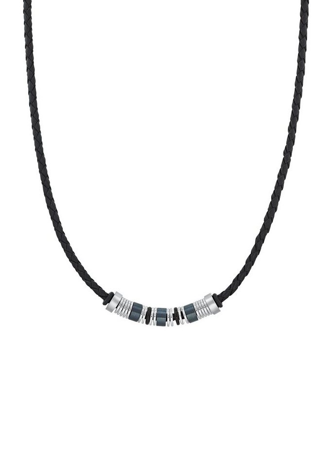 s.Oliver Lederband Halsschmuck IP Schwar... s.Oliver Lederband Halsschmuck IP Schwar...