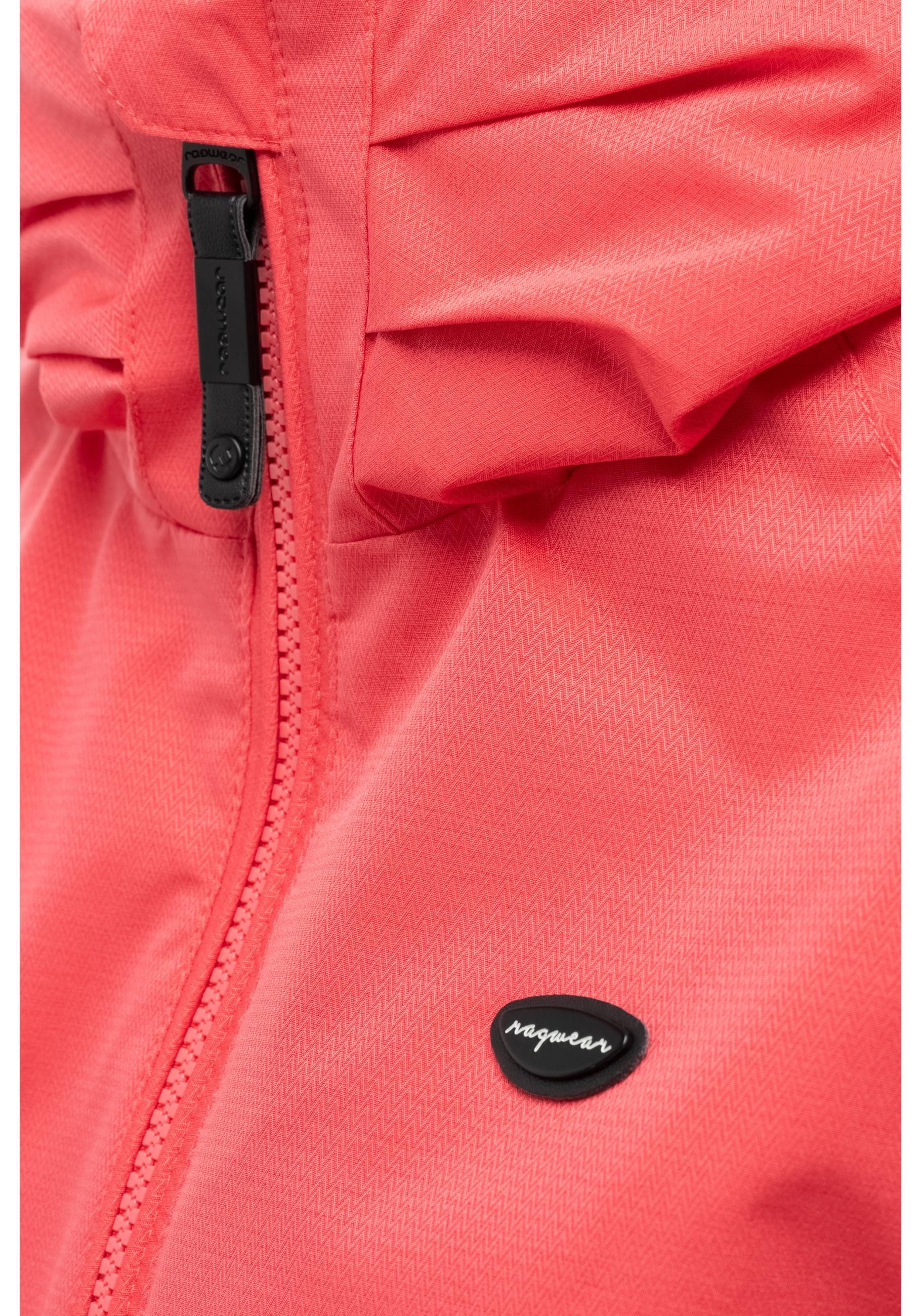 Ragwear Outdoorjacke Dizzie Tech Wasserdichte Damen Übergangsjacke mit großer Kapuze – Bild 5 von 5