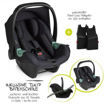 ABC Design Kombi-Kinderwagen Catania 4 - Circle Edition - Night, 3in1 Kinderwagen Buggy Set inkl. Babyschale, Babywanne & Sportsitz