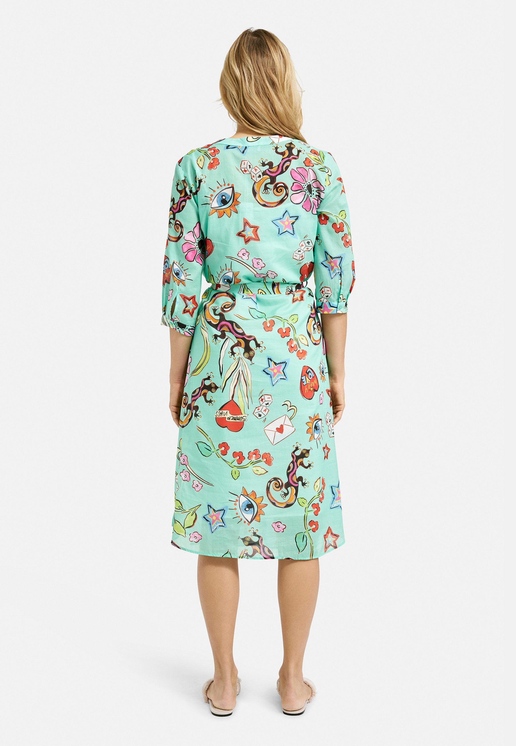 Milano Italy Sommerkleid mit Bindegürtel