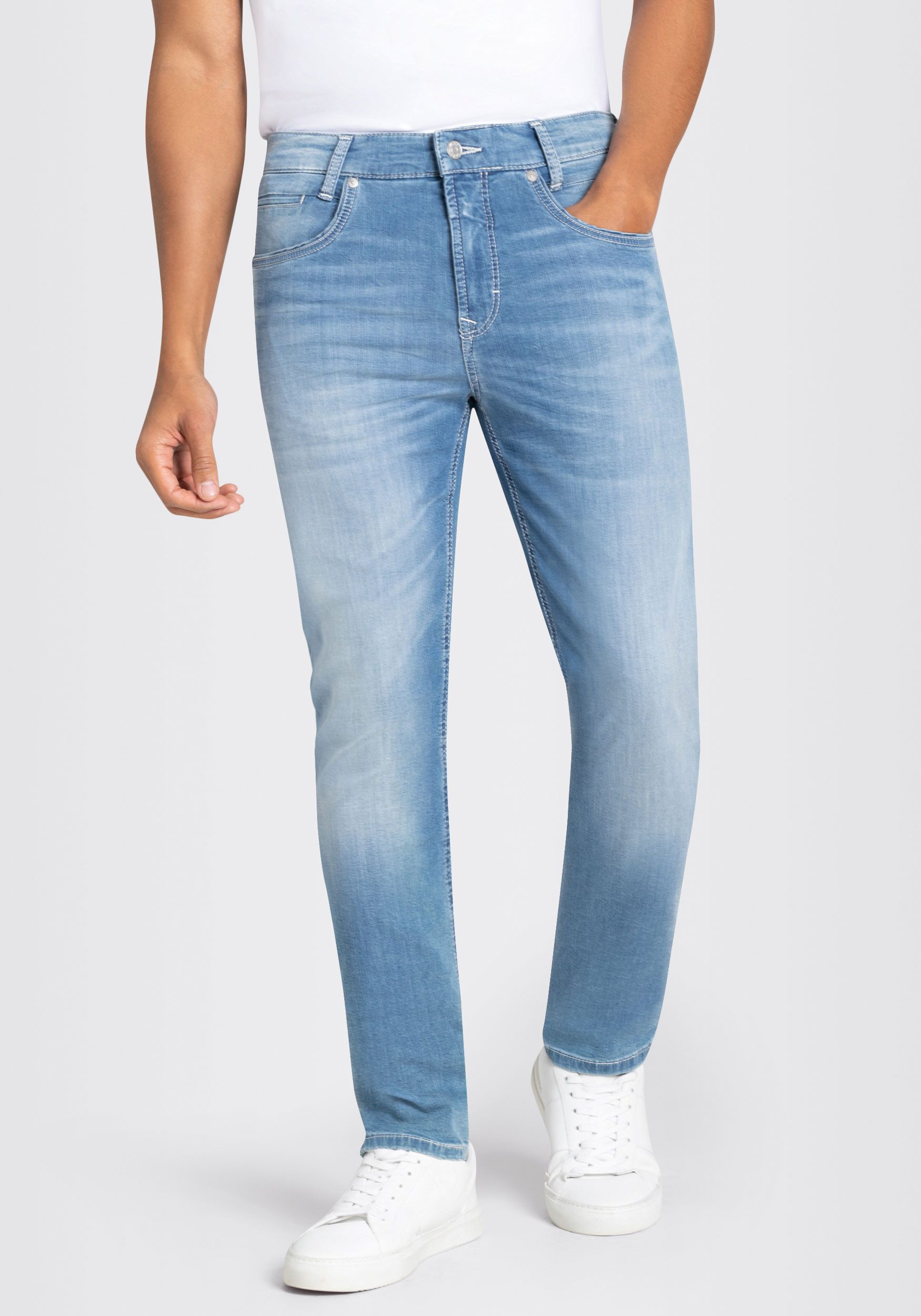 light blue authentic wash