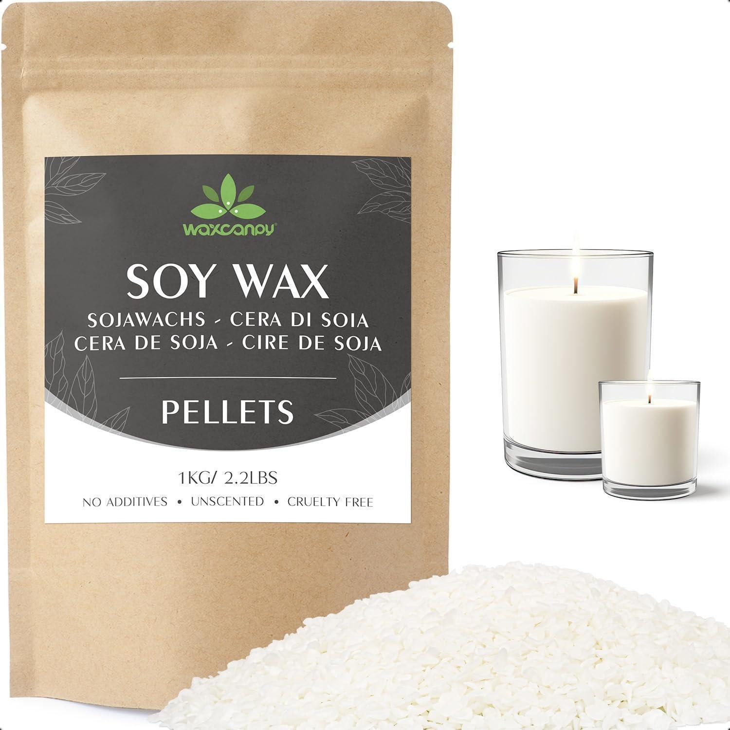 LuxusKollektion Formkerze Sojawachs Premium für Kerzen 1KG/5KG/10KG