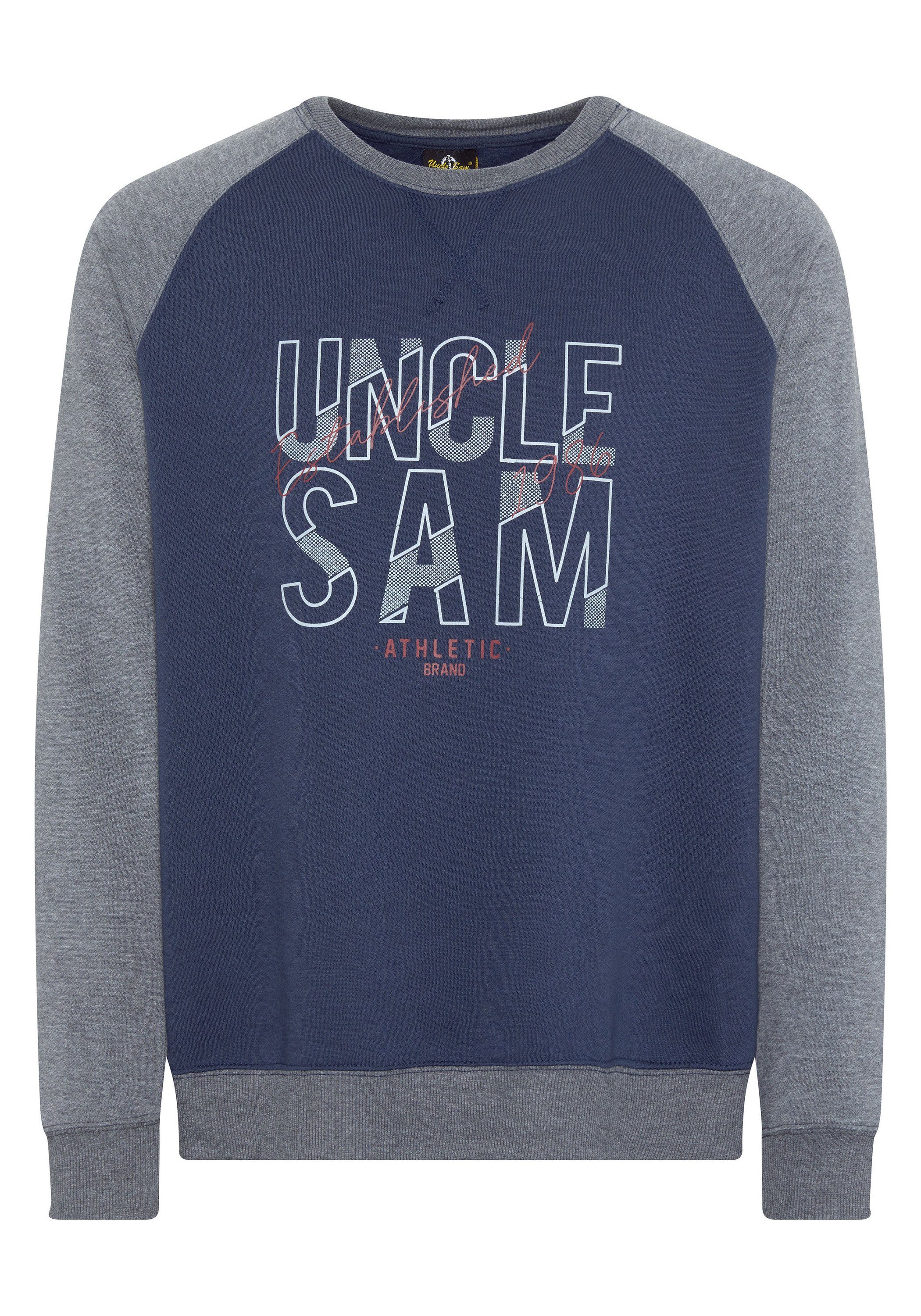 in Uncle Two-Tone-Optik Sweatshirt Sam