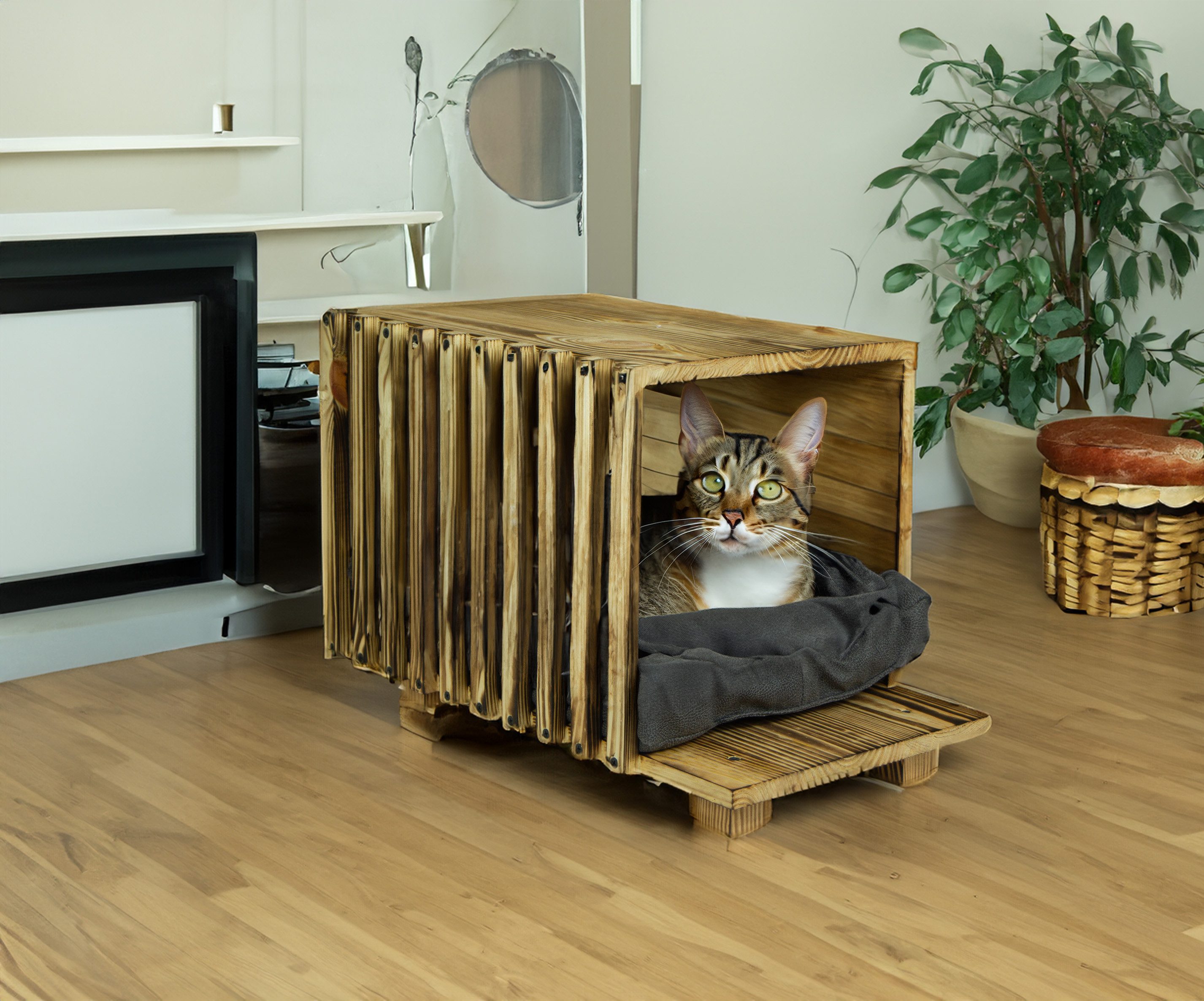 Kistenkolli Altes Land Allzweckkiste Katzenbett in günstig online kaufen