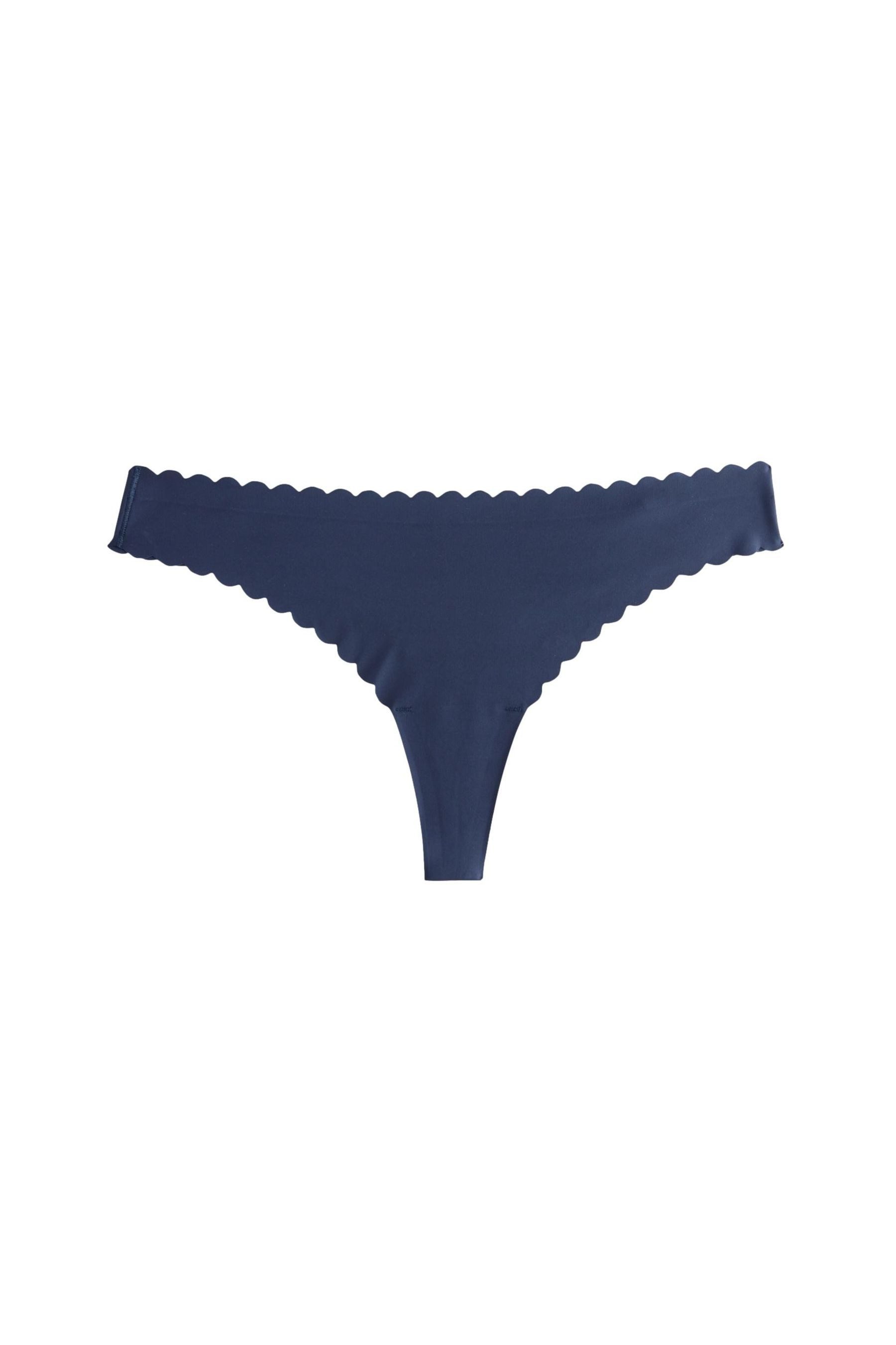 String Nahtlose Tanga-Slips mit Bogenkante