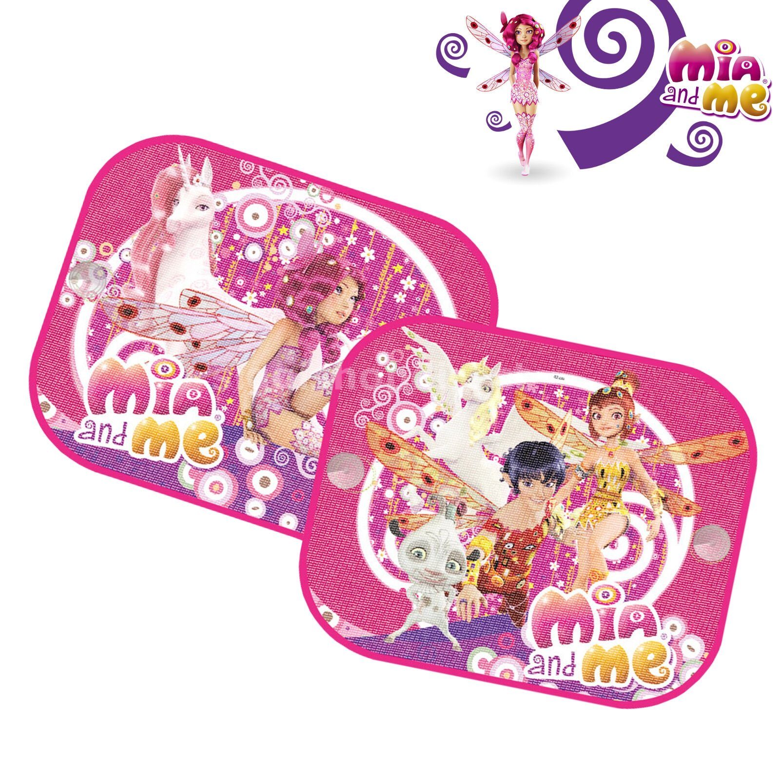 Disney Sonnenschutz MIA AND ME zwei textile Sonnenschutzblenden Set 2 Stück