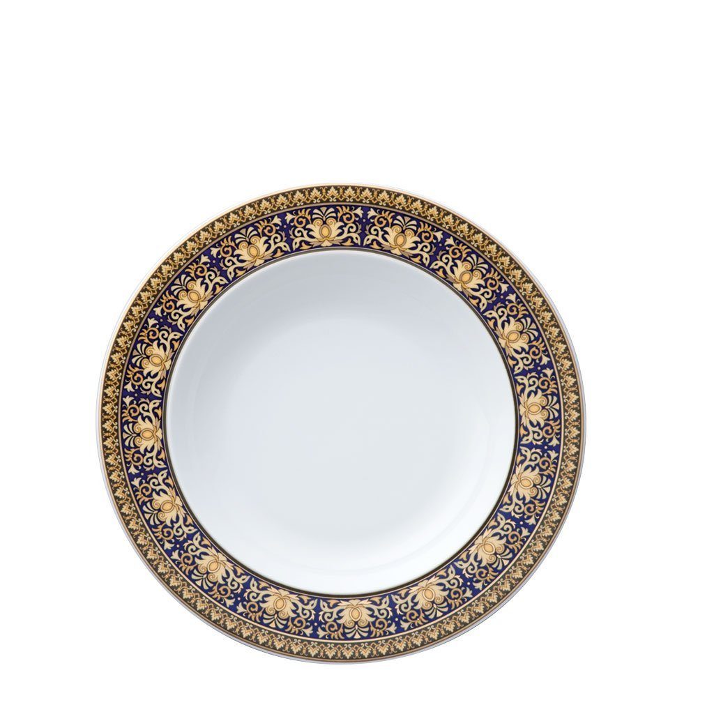 Rosenthal meets Versace Suppenteller Ikarus Medusa blue Suppenteller 22 cm