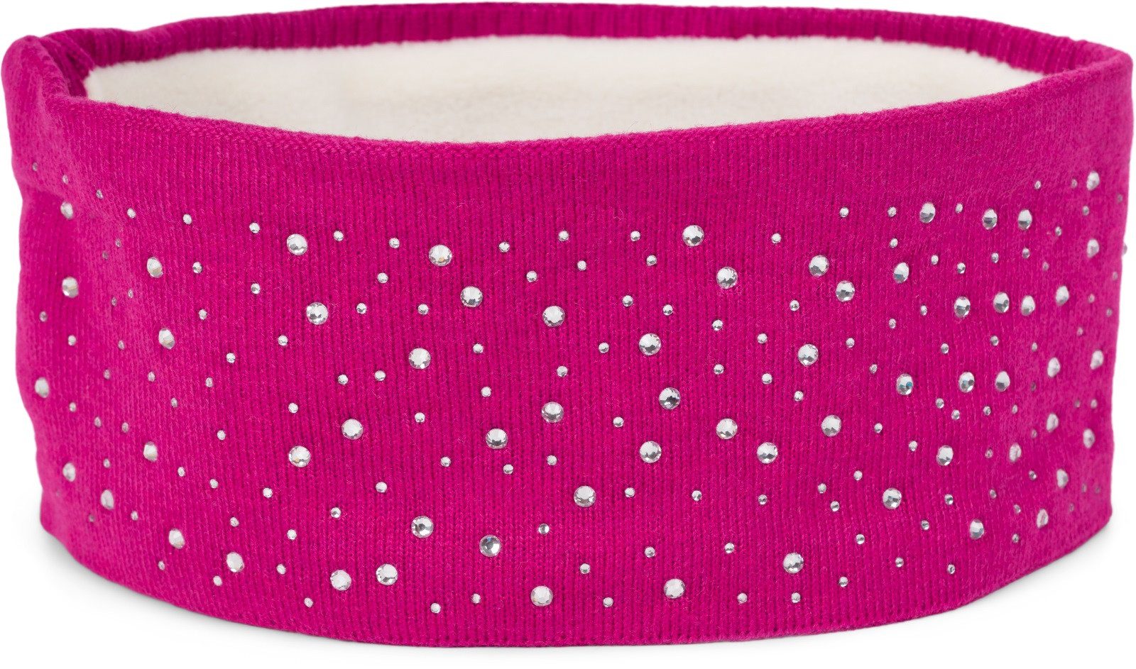 styleBREAKER Stirnband Feinstrick Stirnband mit Strass günstig online kaufen