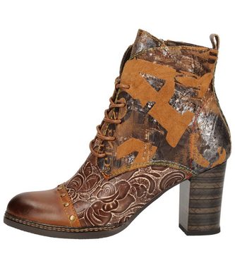 LAURA VITA Stiefelette Leder/Textil Schnürstiefelette