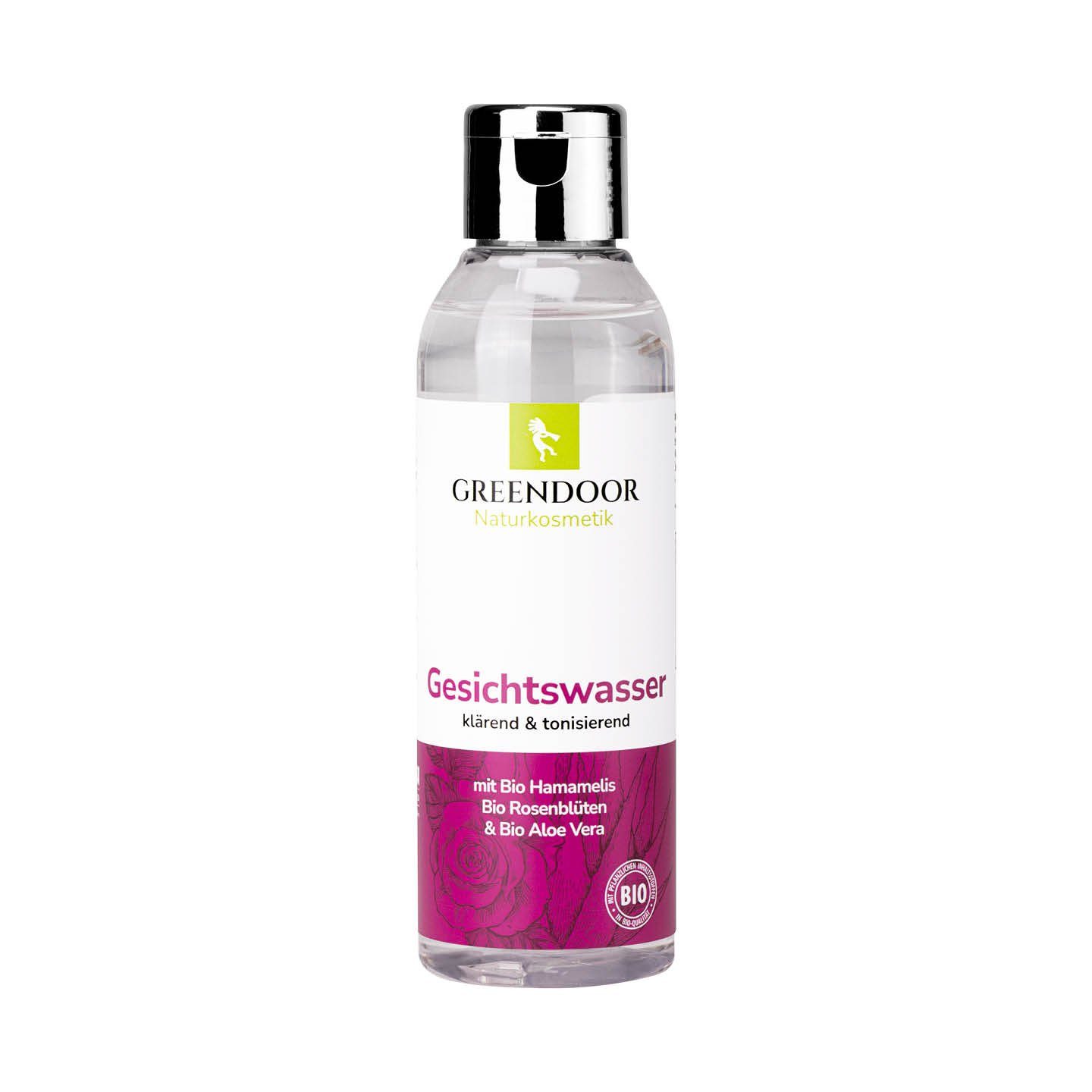 GREENDOOR Gesichtswasser Rosenblüten-Hydrolat Bio Gesichtswasser