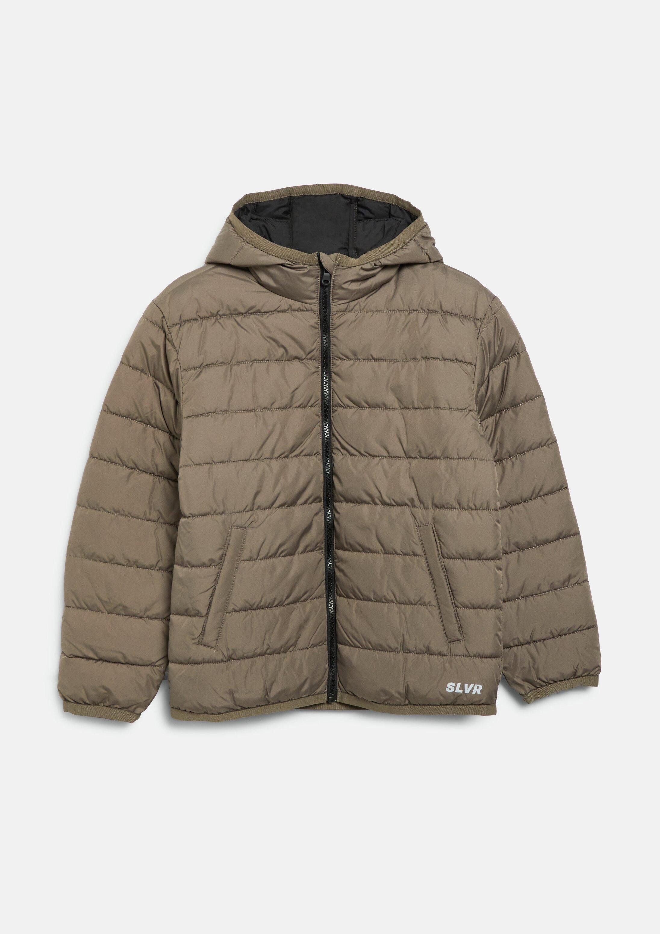 s.Oliver Funktionsjacke Outdoor-Jacke Wetterfeste Unisex Oversize-Jacke mit leichter Wattierung