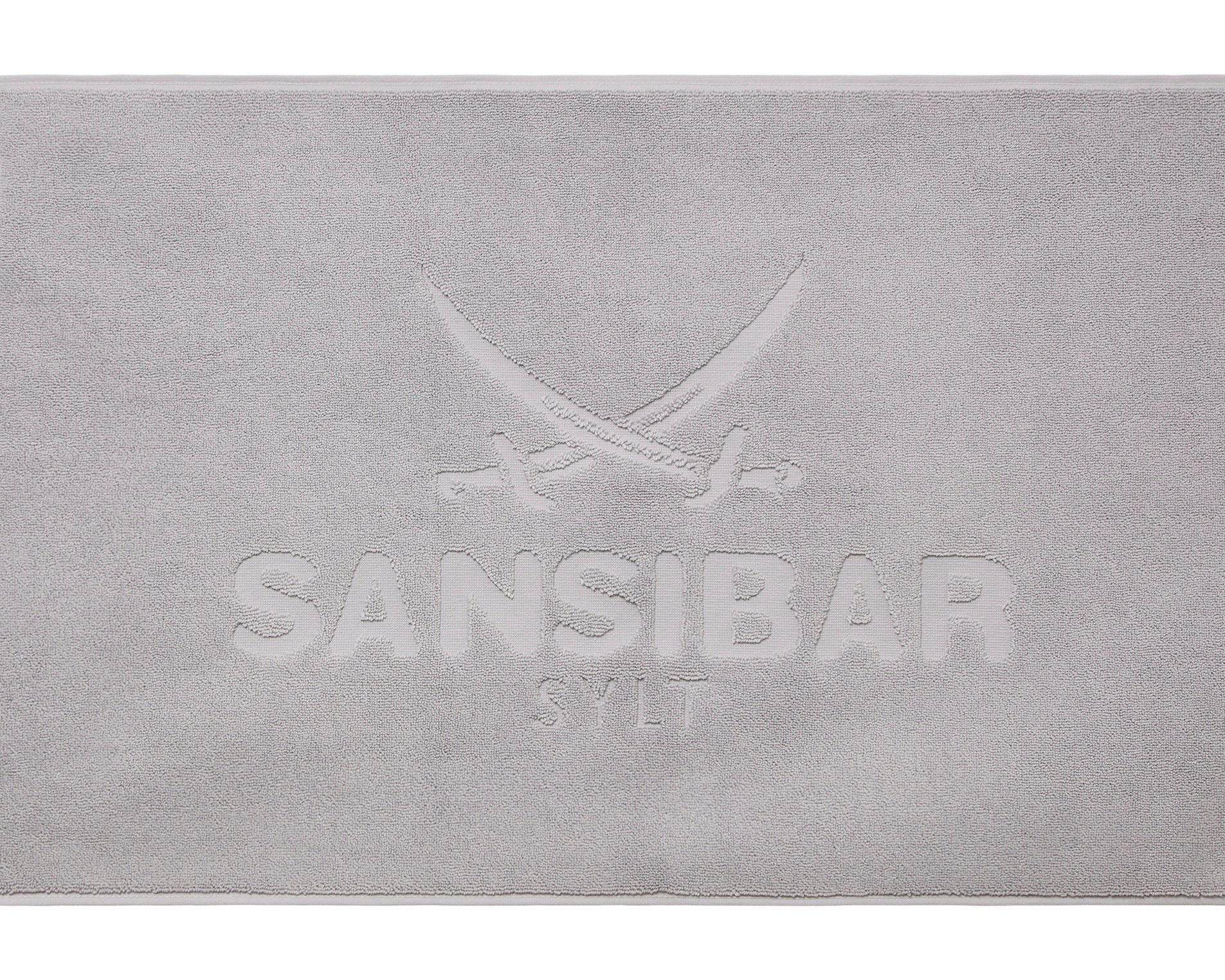 Sansibar Sylt Duschmatte Badvorleger, Duschvorleger, Badematte 50x80 cm, Hochtiefprägung, strapazierfähig, fußbodenheizungsgeeignet, Rückseite hat keine rutschhemmende Beschichtung, 100% Baumwolle (900 gsm), BxL: 50x80 cm