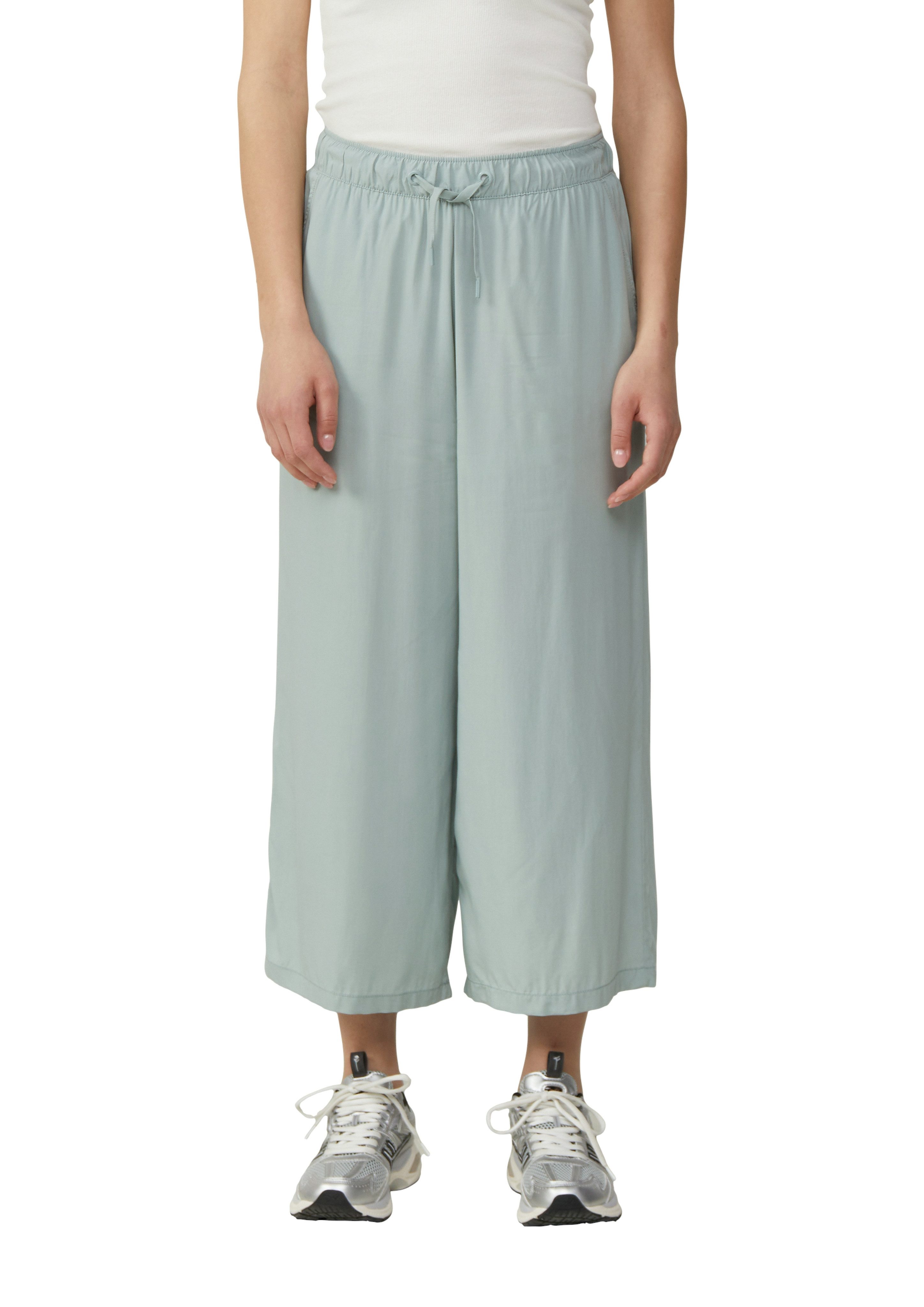 QS Culotte Sommerhose mit elastischem Bund und Tunnelzug günstig online kaufen