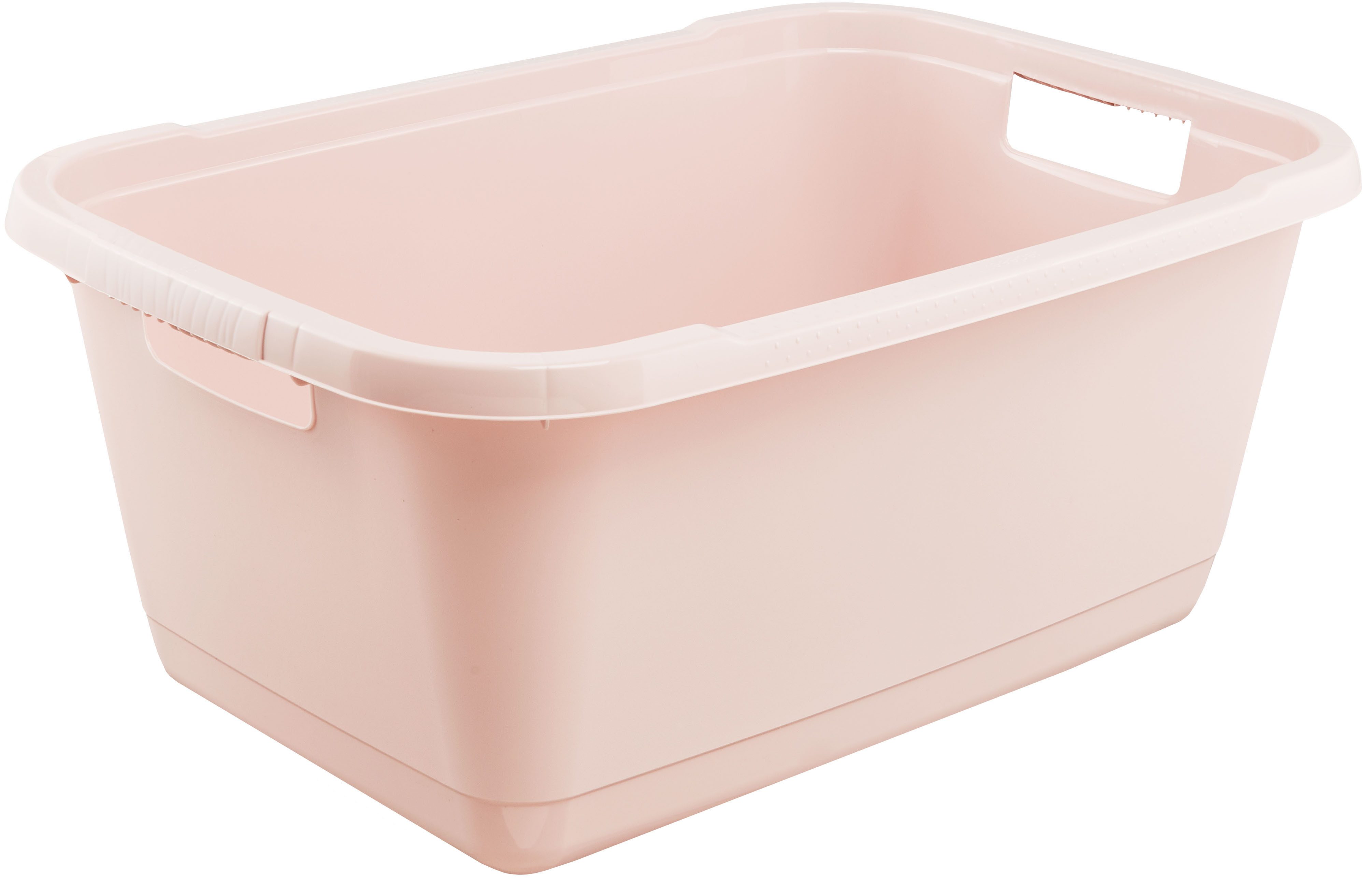 keeeper Wäschewanne aenna, 2er Set, 65 x 44 x 28 cm, 52 l (Set, 2 St), praktische Griffe, platzsparend ineinander nestbar
