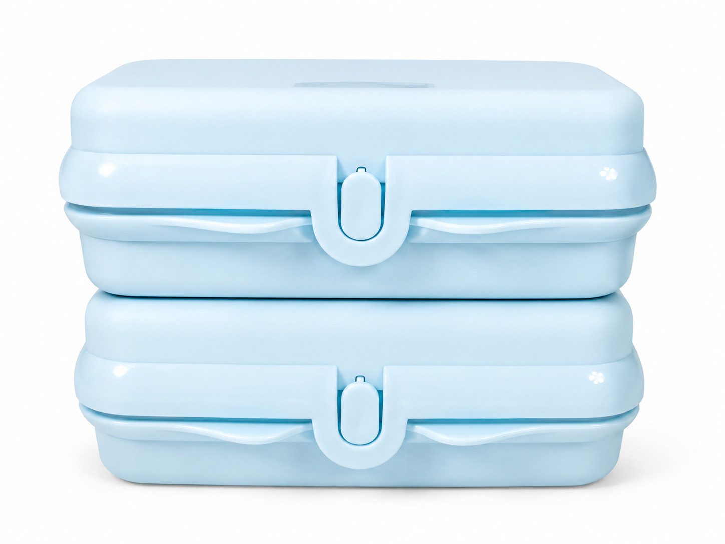 TUPPERWARE Lunchbox Sandwich-Box hellblau (2)
