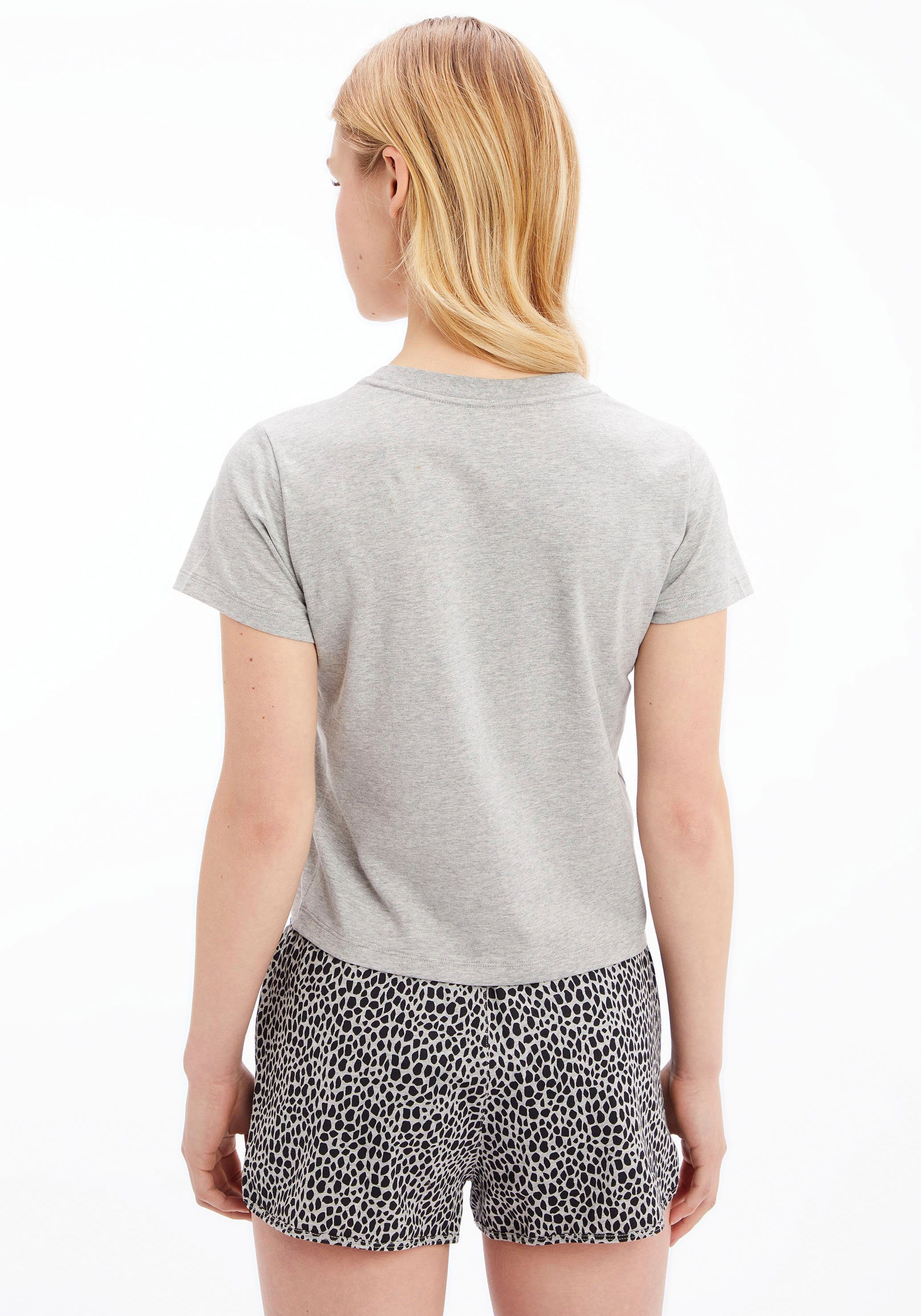 (2 Logo-Monogramm CK tlg) Print SET & Shorty Underwear SHORT Klein Calvin mit