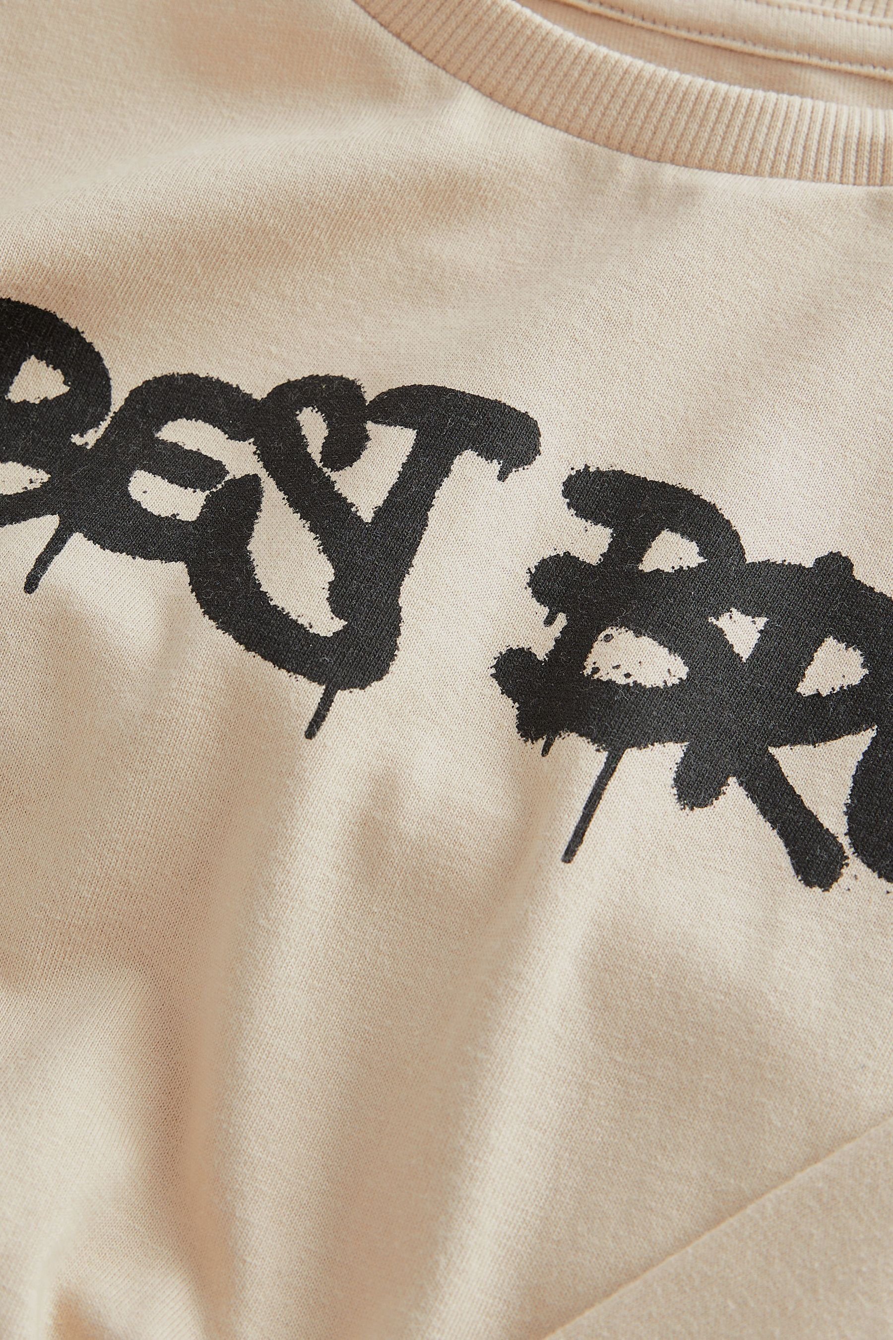 (1-tlg) Next Bro Stone Best Grafik-T-Shirt Langarmshirt Langärmeliges