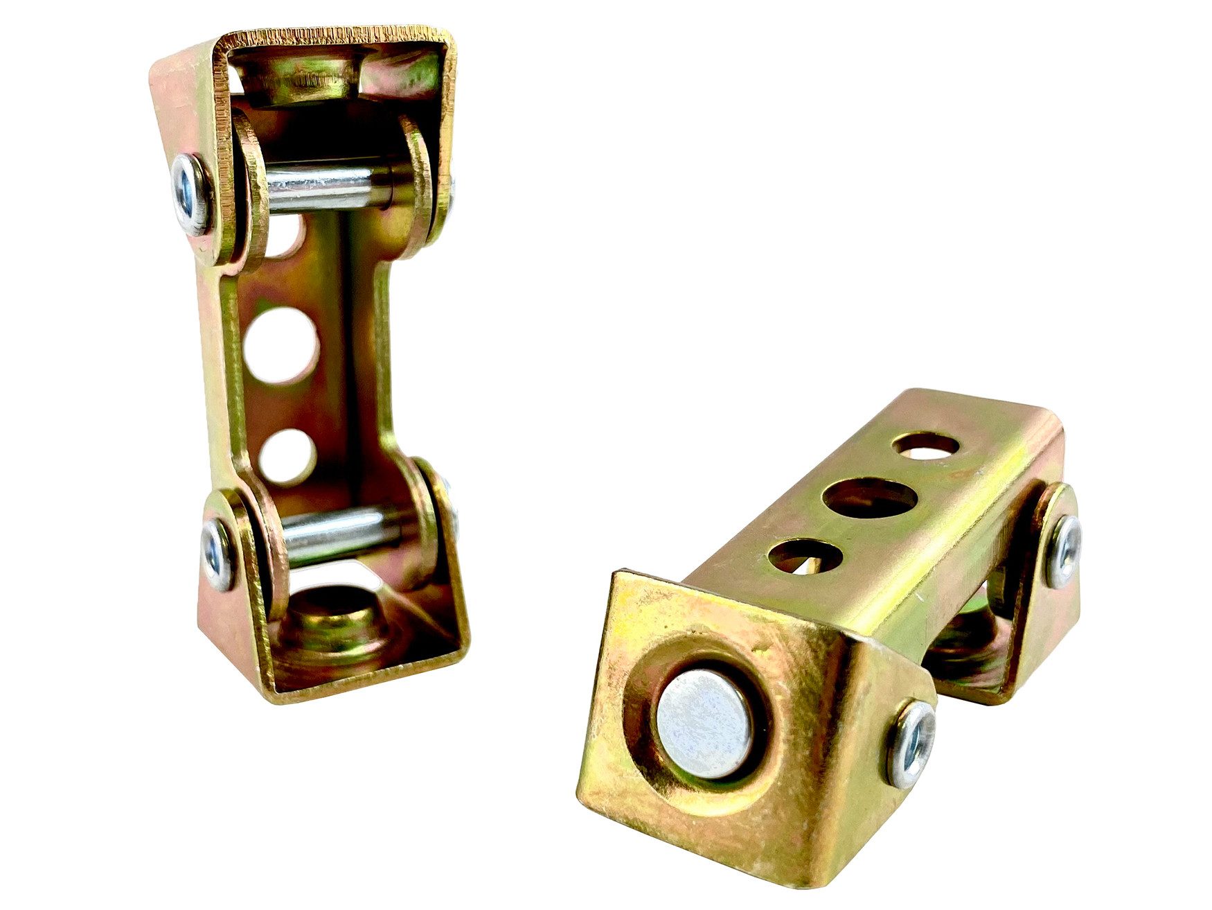 WELDINGER Magnethalter Rohrhalter magnetisch 2er-Pack galvanisierte Stahl für Rohre Profile (2er-Pack), einstellbar