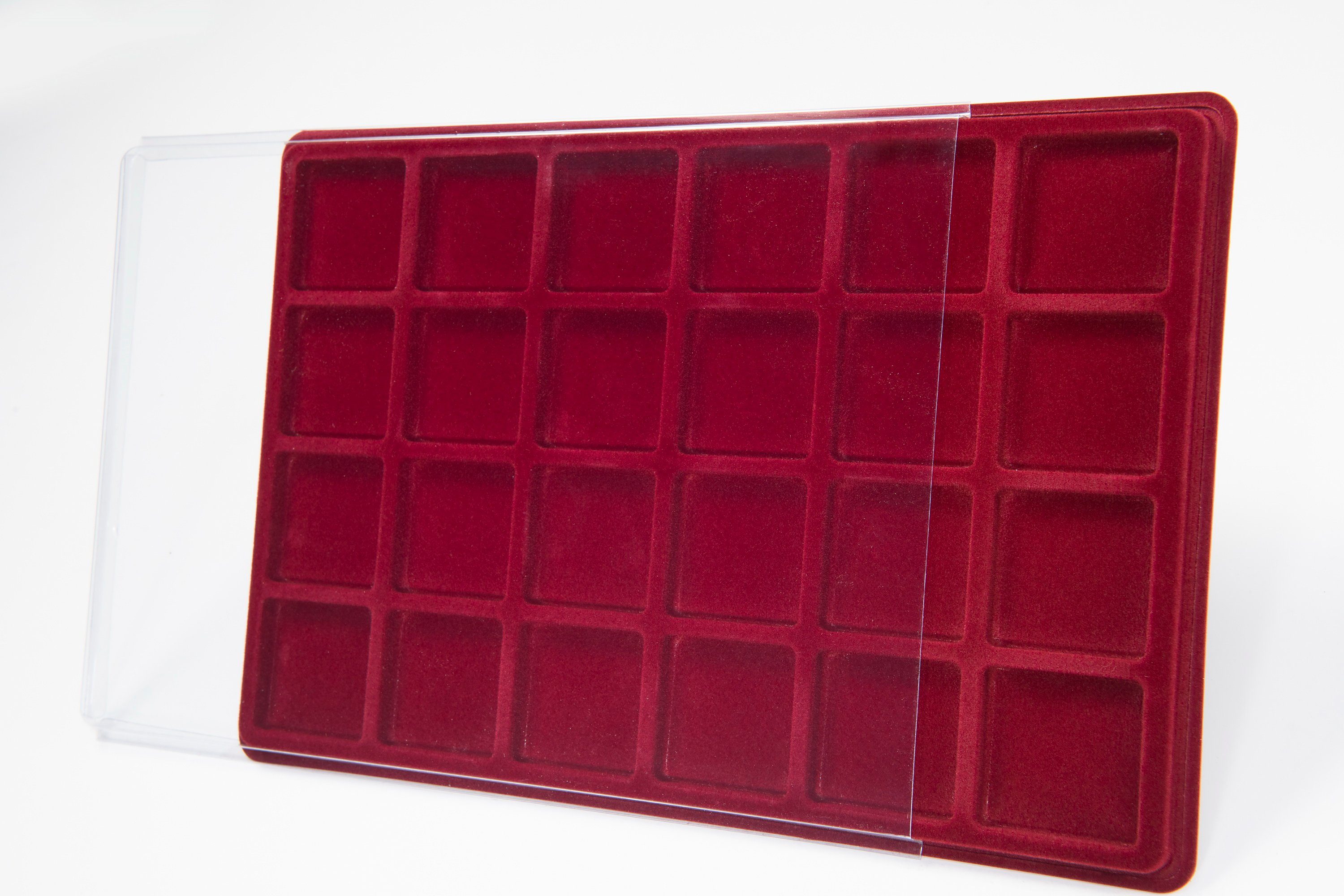MC.Sammler Aufbewahrungsbox MC.Sammler Münztableau mit Schutzdeckel, Münzko günstig online kaufen