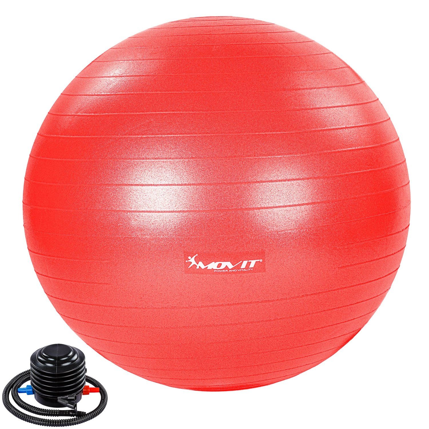 Gymnastikball Fitnessball Yogaball Fitness Sitzball Pilates 65 75 85cm mit Pumpe 