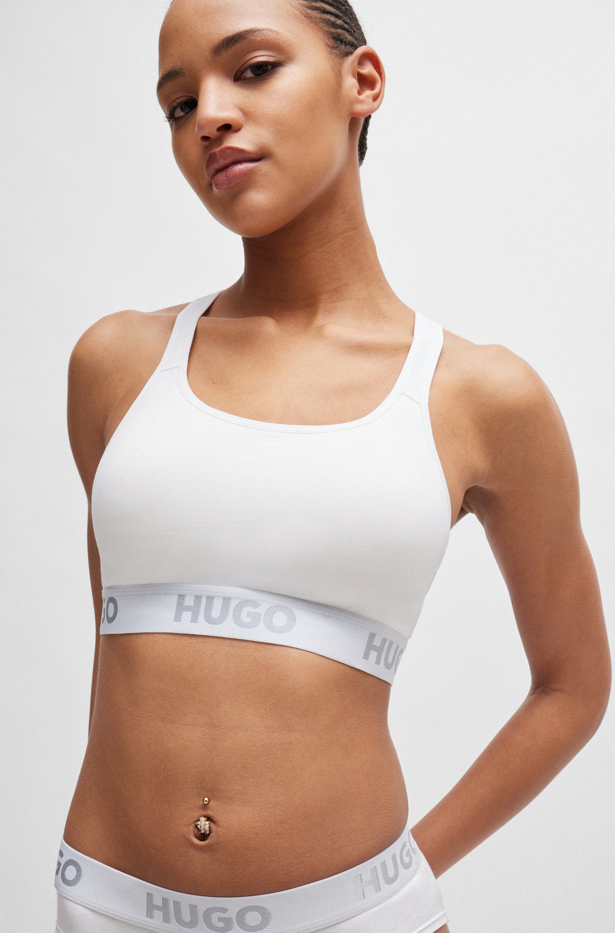HUGO Bralette-BH BRALETTE PADDED SPOR mit elastischem Bund günstig online kaufen