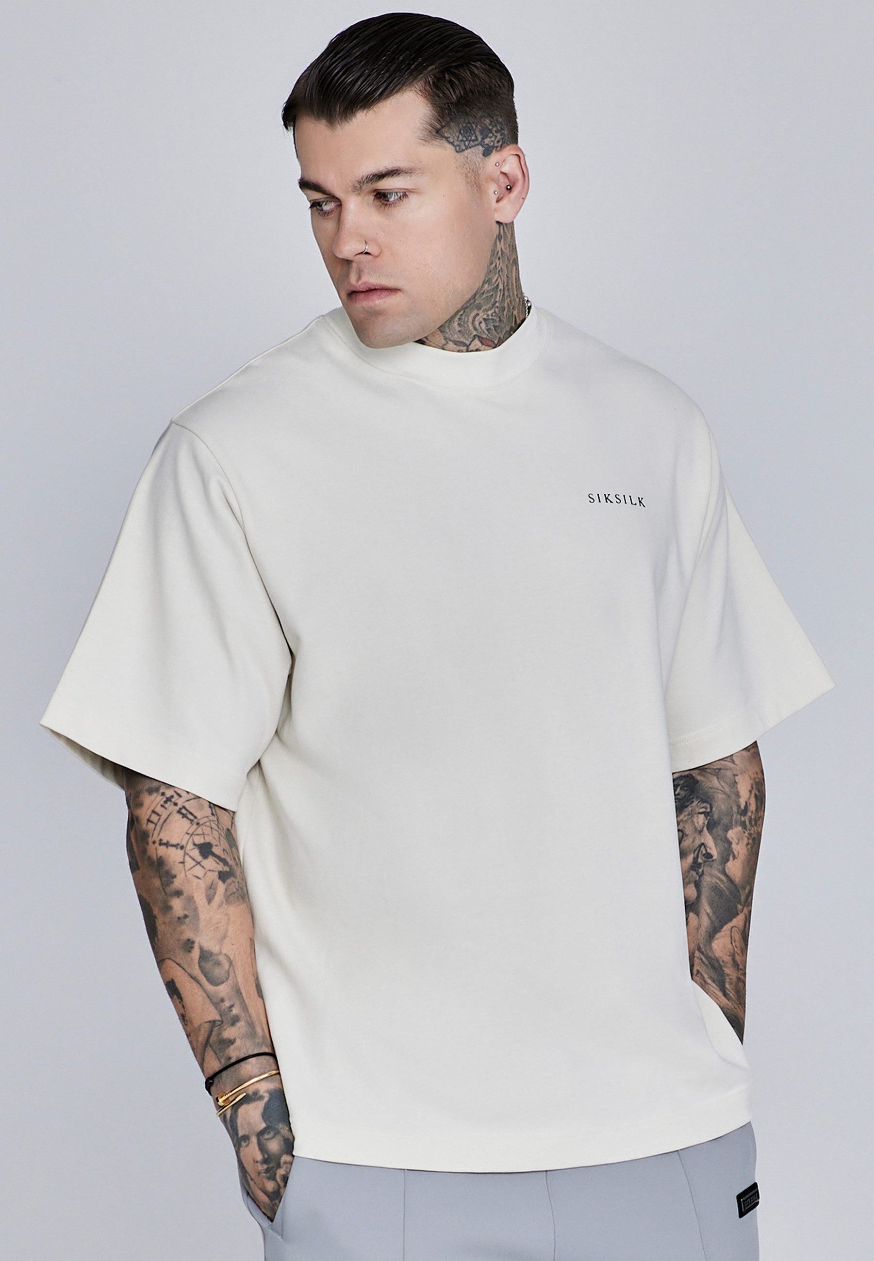 Siksilk T-Shirt SikSilk Herren T-Shirt mit Grafik