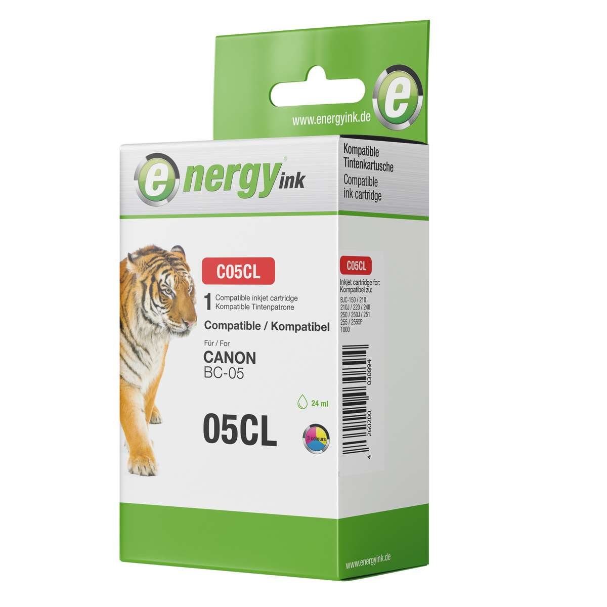Energy-ink Tintenpatrone C05CL ersetzt Canon BC-05 Farbpatrone Tintenpatrone