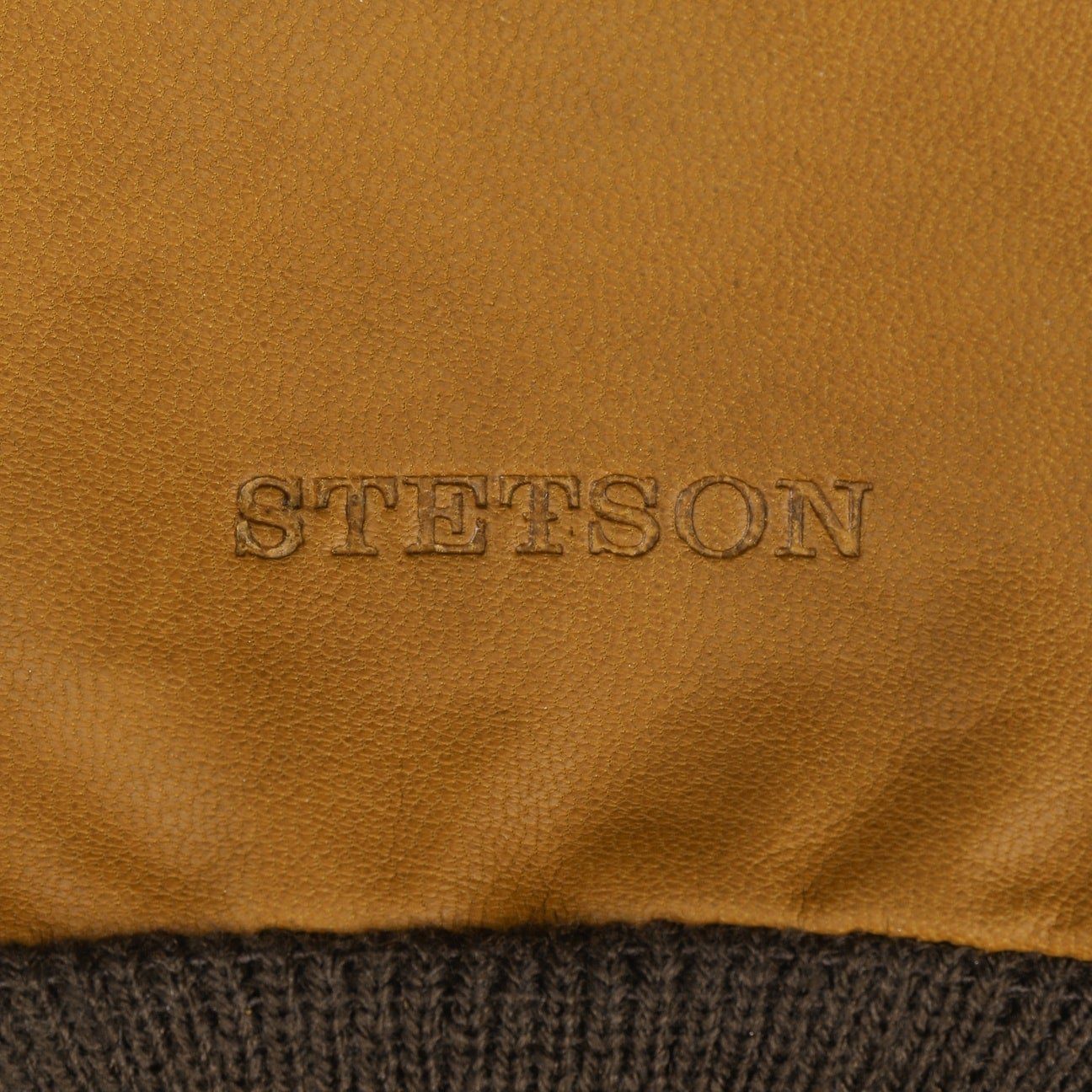 Stetson Lederhandschuhe (1-St) Fingerhandschuhe mit Futter