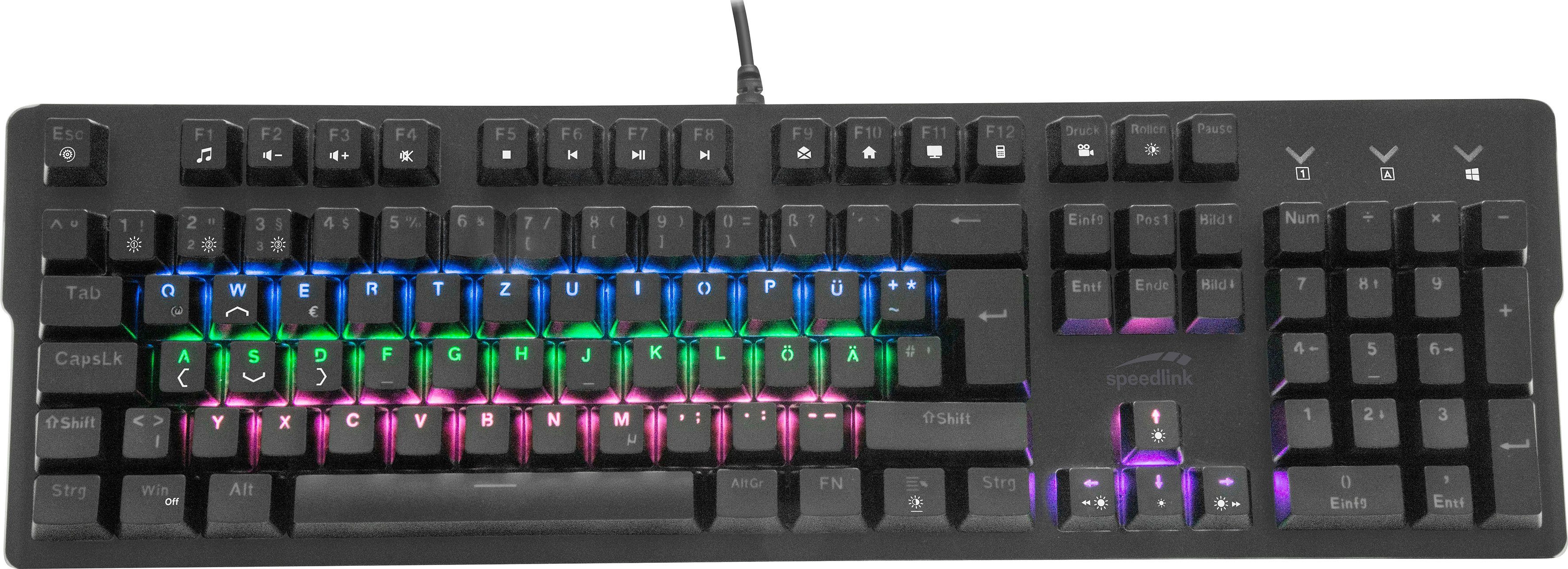 Speedlink VELA LED mechanisch Gaming-Tastatur (mechanisch)