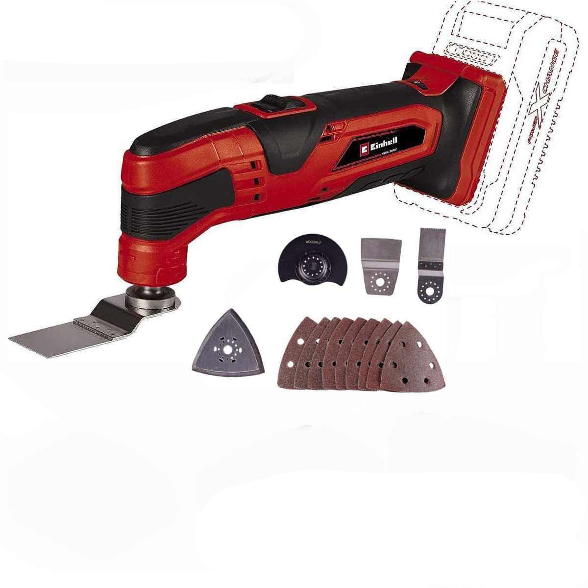 Einhell Akku-Multifunktionswerkzeug Einhell Multifunktionswerkzeug TC-MG 18 Li 18V ohne Akku / Ladegerät
