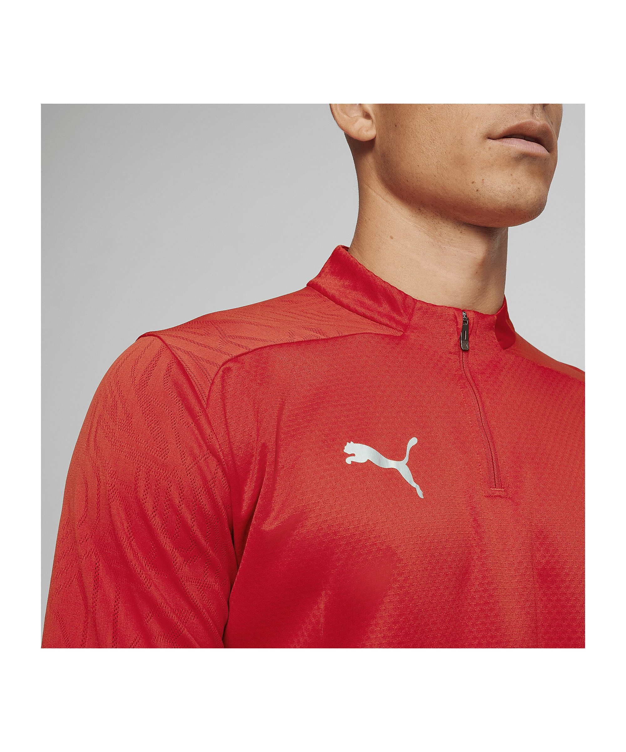 PUMA Fußballtrikot PUMA teamFINAL Training 1/4 Zip Sweatshirt Teamsport