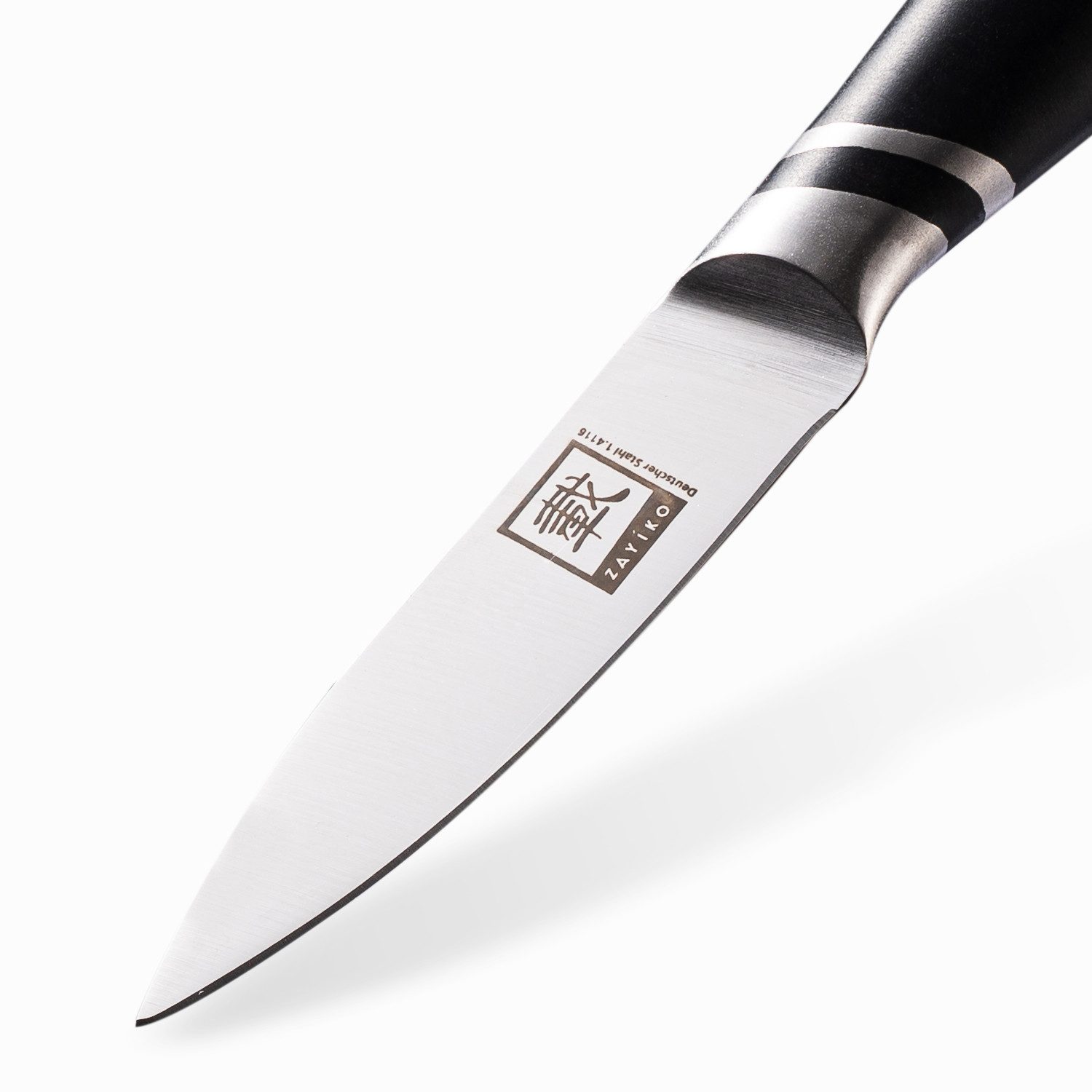 ZAYIKO Gemüsemesser NAMI Officemesser Küchenmesser 8,5 cm Edelstahlklinge mit ABS Griff, Deutscher Edelstahl 1.4116