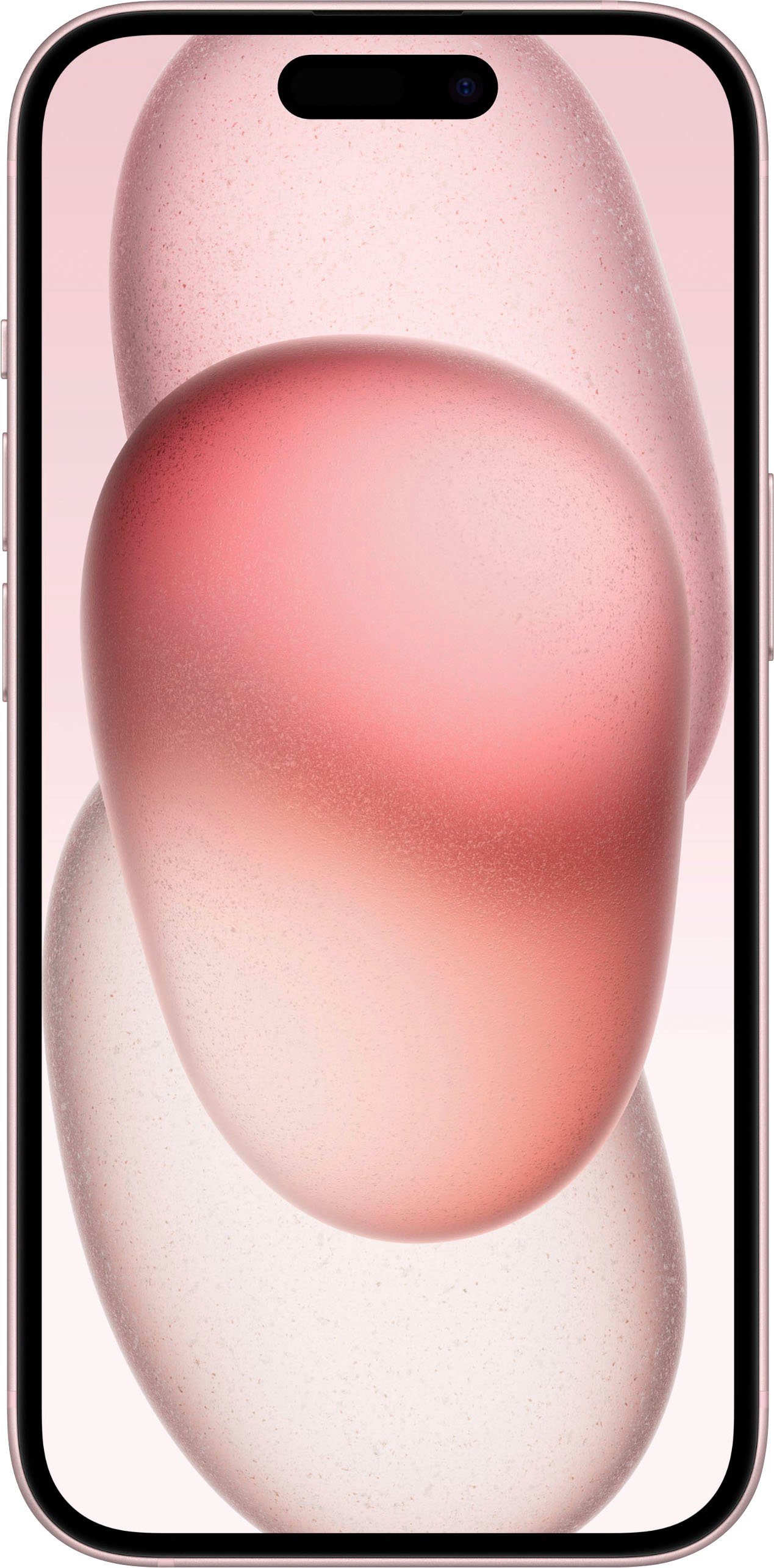 Apple iPhone 15 Speicherplatz, Zoll, 256GB 256 Kamera) 48 rosa GB cm/6,1 (15,5 MP Smartphone