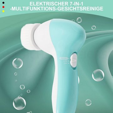 MAGICSHE Elektrische Gesichtsreinigungsbürste 7 in 1 Gesichtsreiniger IPX6 Wasserdichte Beauty Device