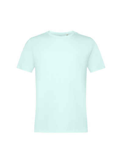 Esprit T-Shirt Jersey-T-Shirt mit Rundhalsausschnitt (1-tlg)