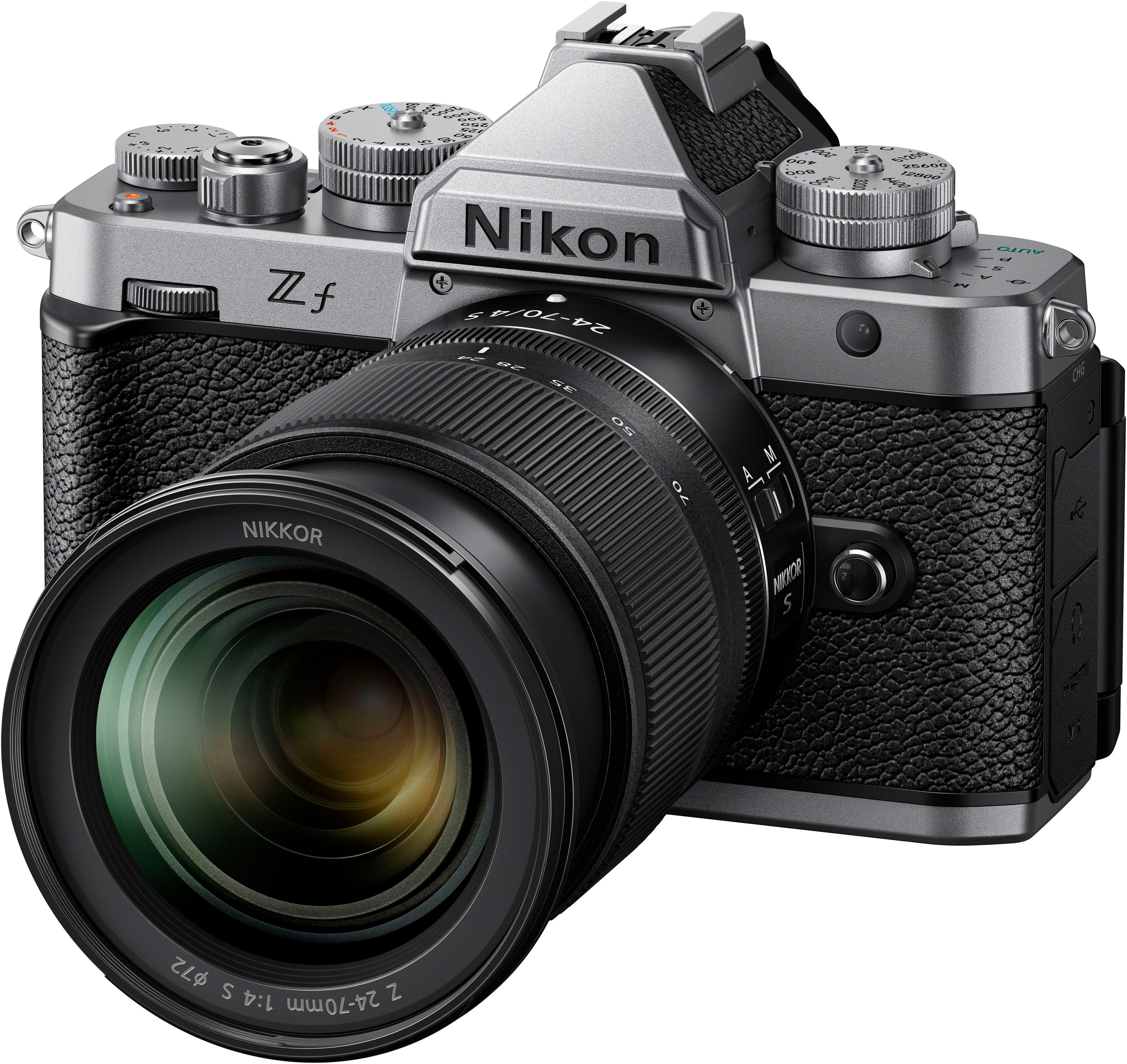 Nikon Z f Kit Nikkor Z 24-70mm 1:4 S Systemkamera (Nikkor Z 24-70mm 1:4 S, 24,5 MP, 2,9x opt. Zoom, Bluetooth, WLAN)