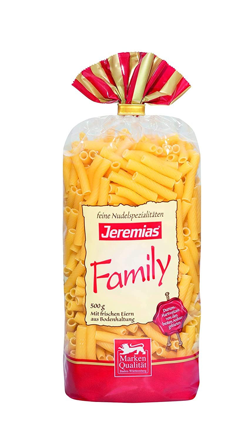 Jeremias Nudeln, Jeremias Drelloni Classic Frischei Family Nudeln 500g 4er Pack
