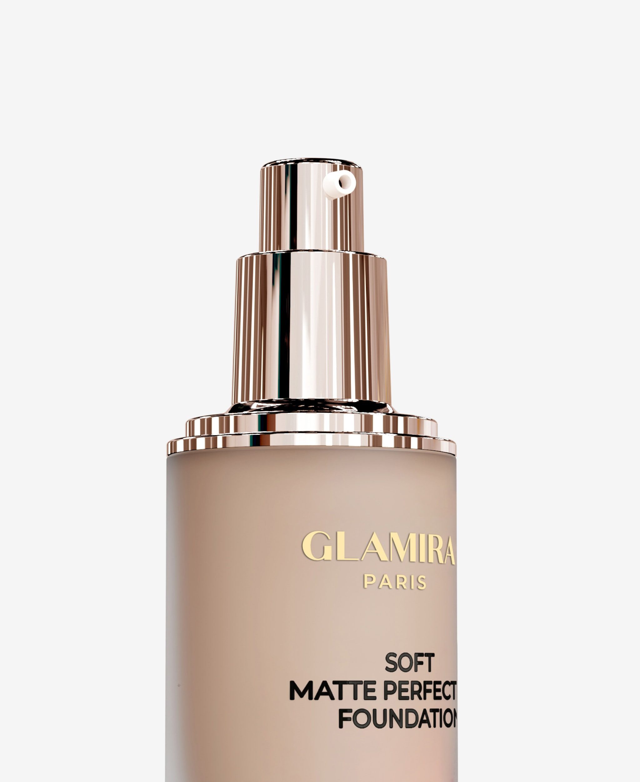 GLAMIRA Foundation Soft-Matte Perfektions-Foundation #3, 1-tlg., mattierendes Finish, leichte Textur
