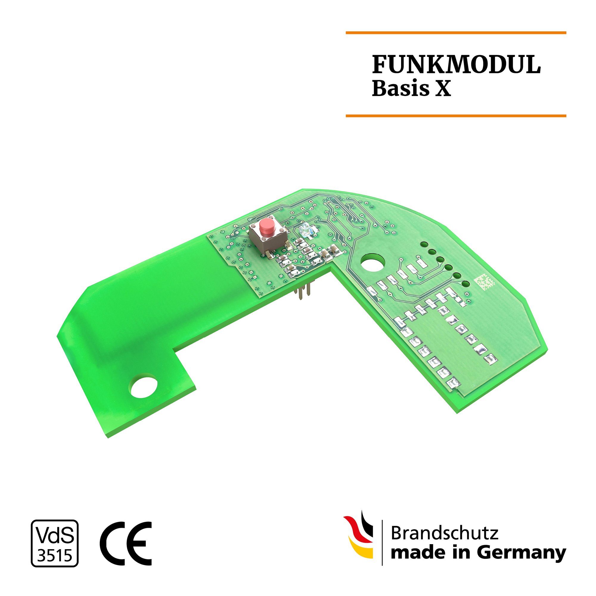 Hekatron Rauchmelder (Funkmodul FM Basis X. Funkvernetzung von Rauchmeldern Genius Plus X)